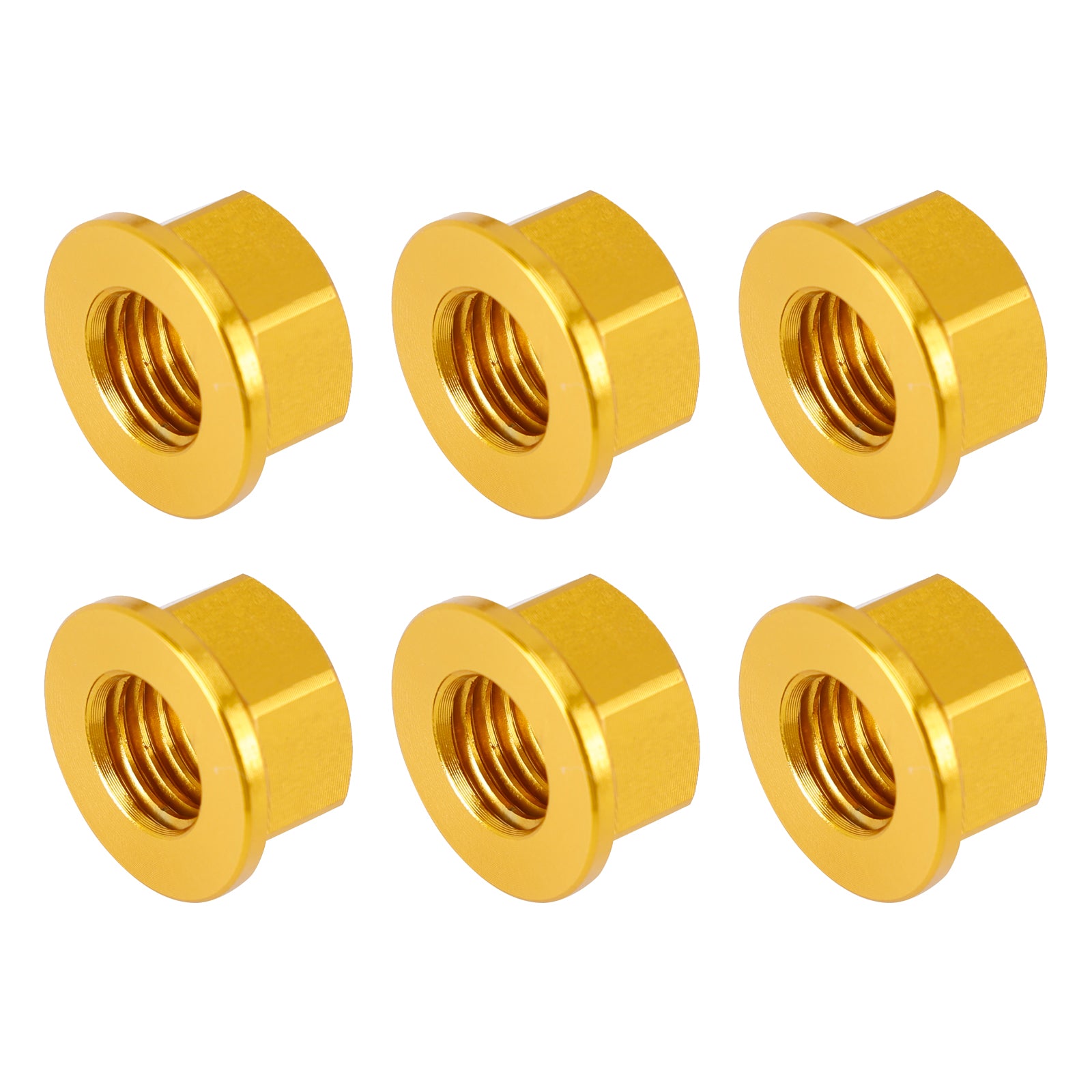 08-16 Aprilia Pegaso 650 05-09 Dorsoduro 750 M10x1.5 Sprocket Nut Set Gold