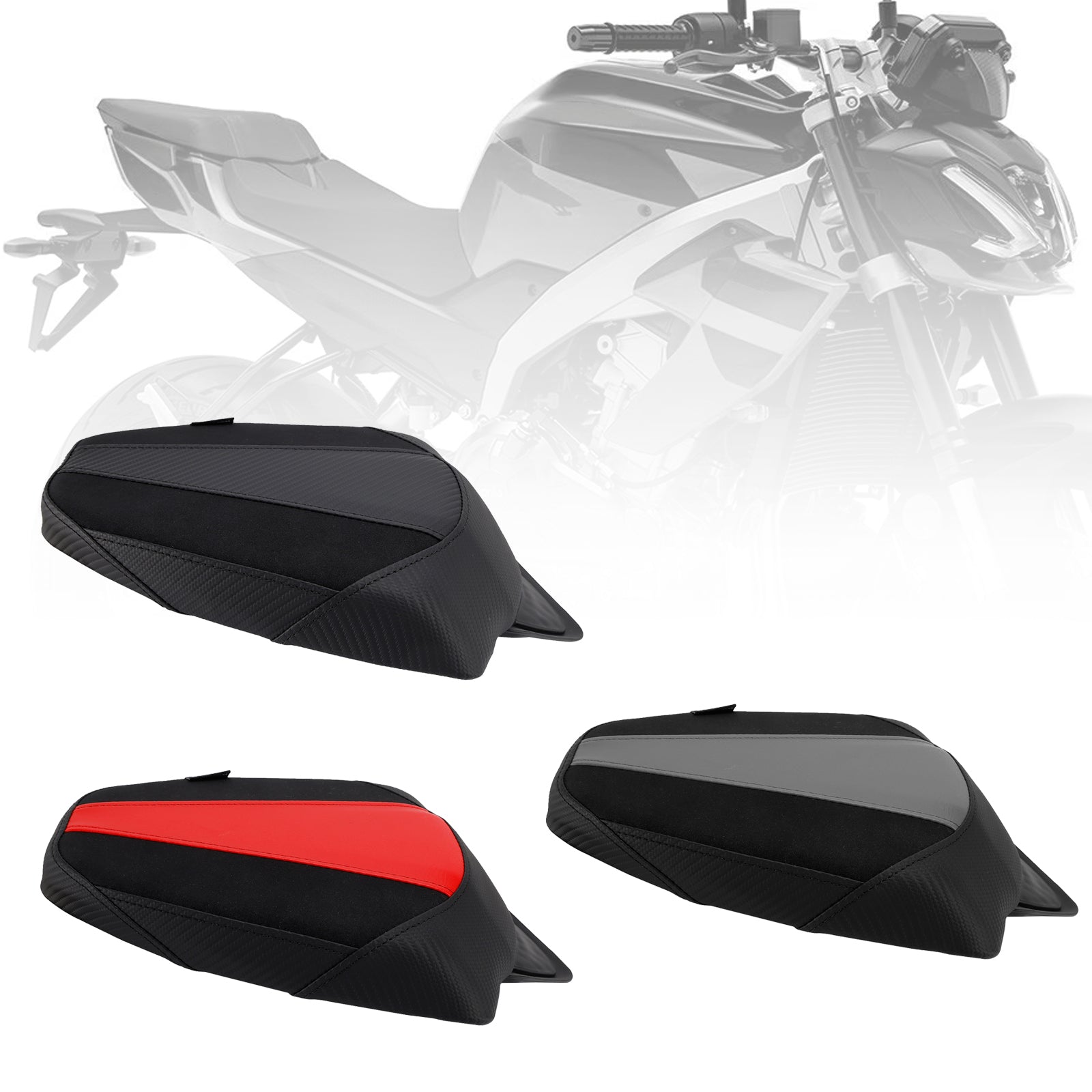 24-25 Black Aprilia RS457 RS 457 Rear Passenger Seat Cushion Pillion Flat