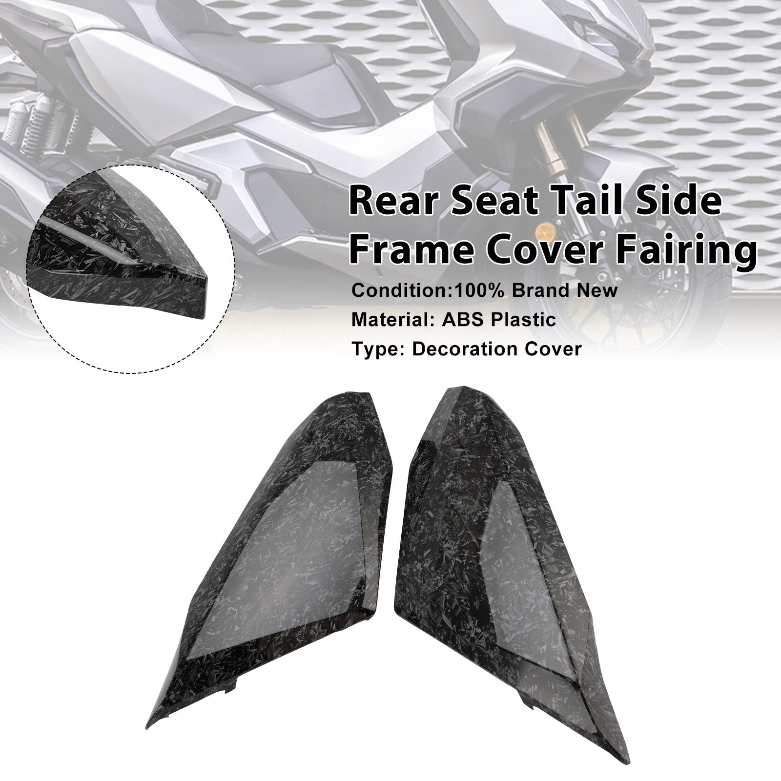 Honda ADV 350 2022-2025 Rear Seat Tail Side Frame Cover Fairing