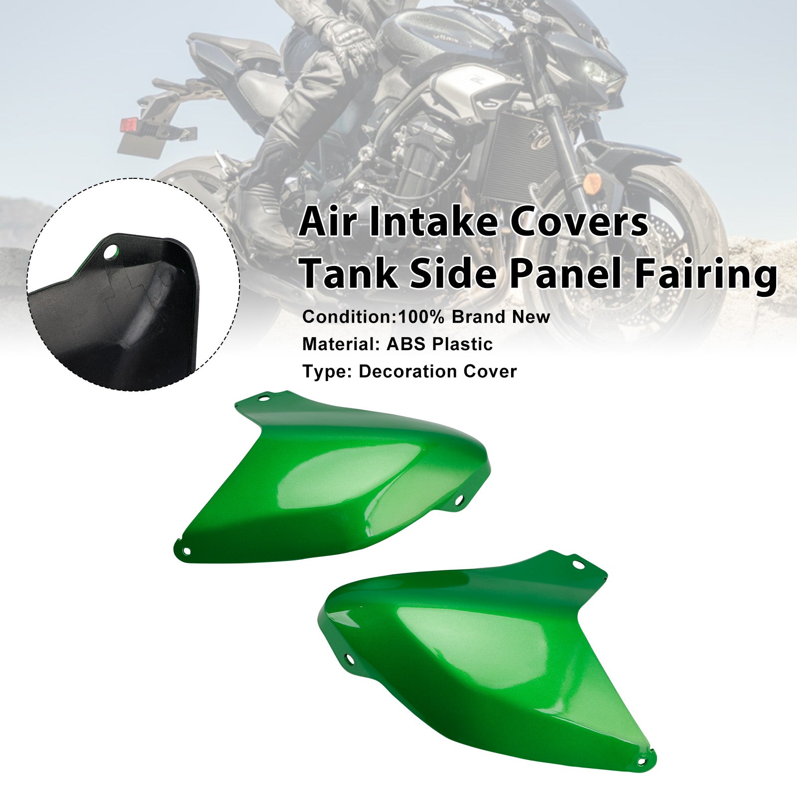 2025-2026 Kawasaki Z900 Air Intake Covers Tank Side Panel Fairing
