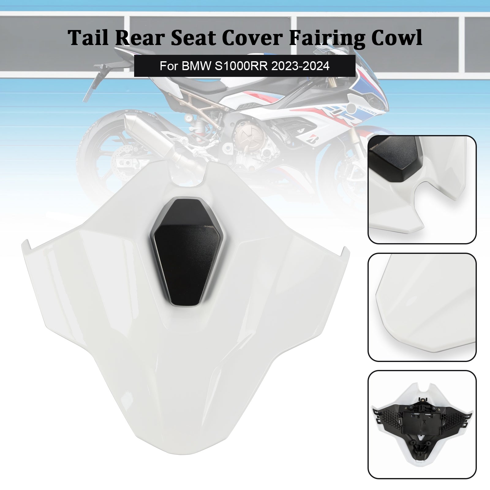 23-24 BMW S1000RR Svans baksäte Cover Fairing Cowl