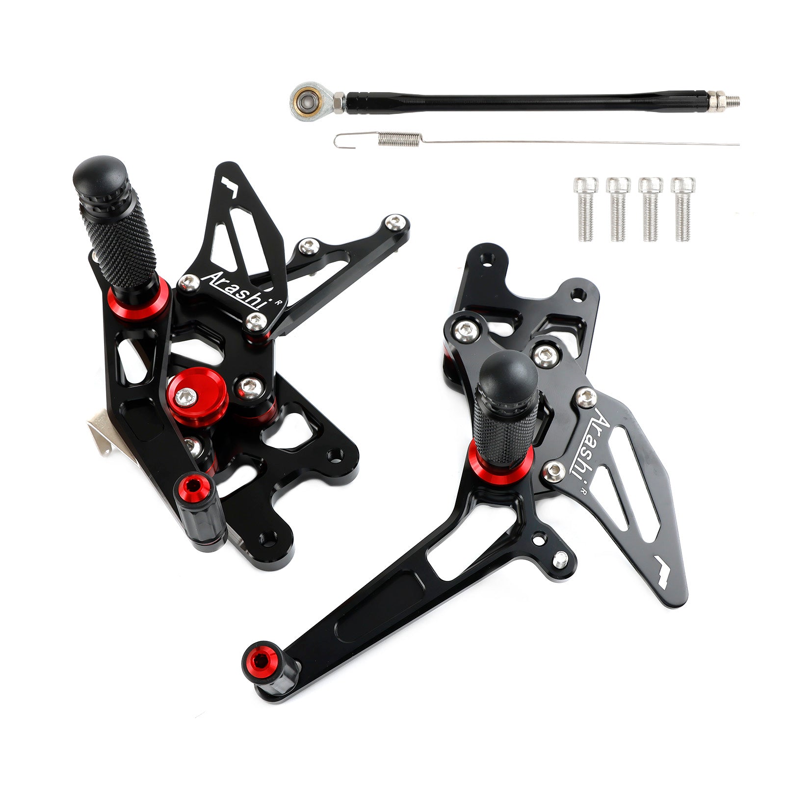 07-08 Suzuki GSXR1000 GSX-R 1000 CNC Aluminum Rearsets Footpegs