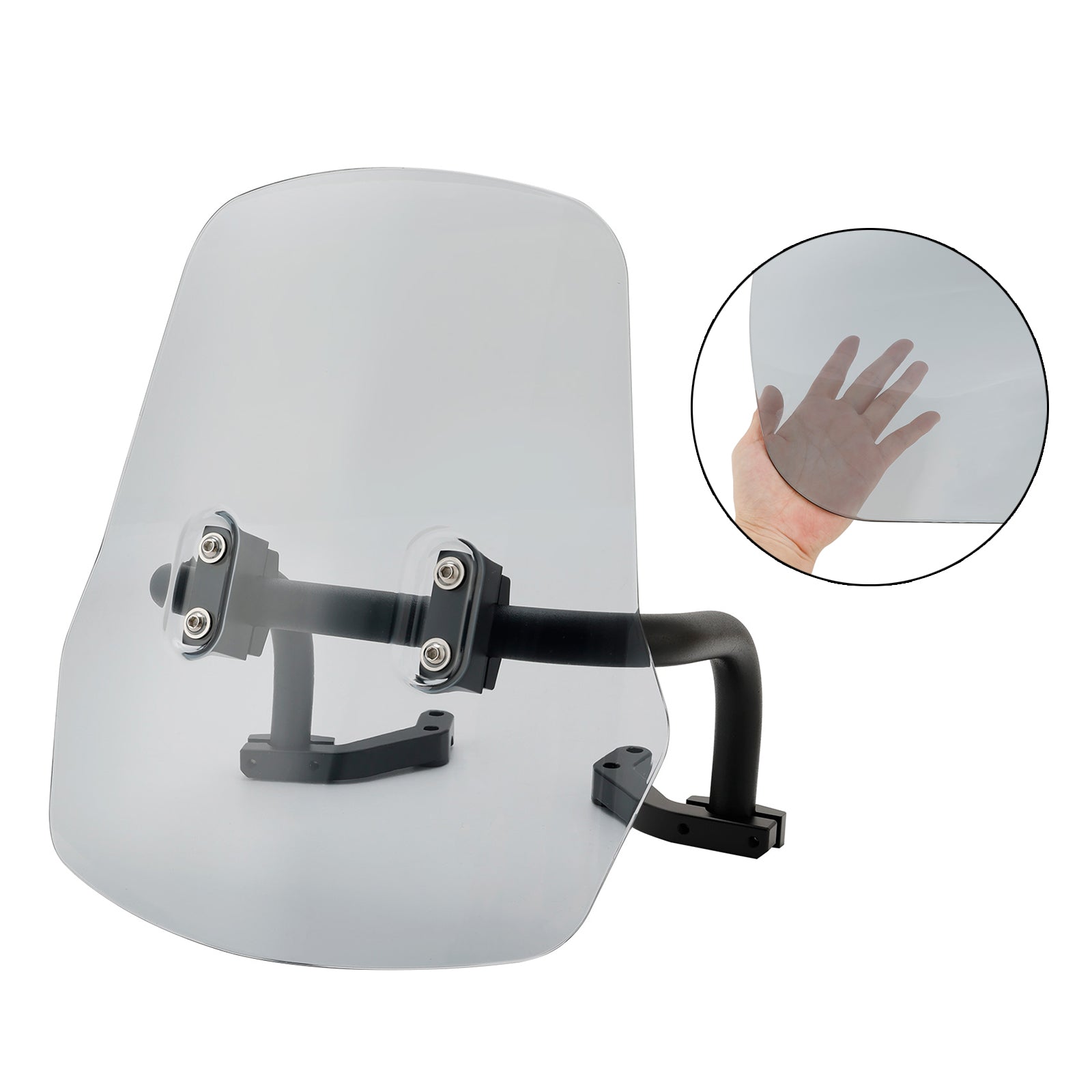 Windshield WindScreen + Bracket fit for HONDA CRF250L/S CRF250M CRF300L Monkey 125 MSX125 21-24