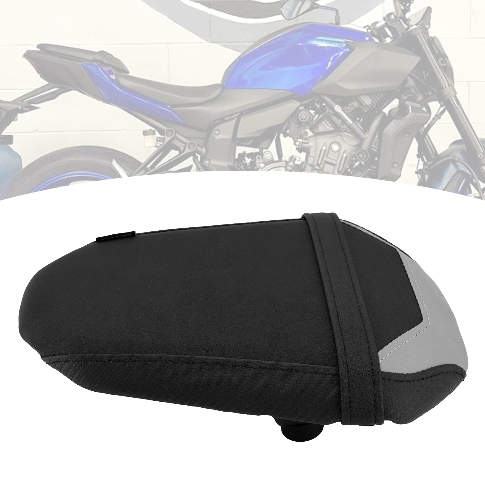 2025+ Yamaha Mt-07 Fz-07 Rear Passenger Seat Cushion Pillion Flat Black