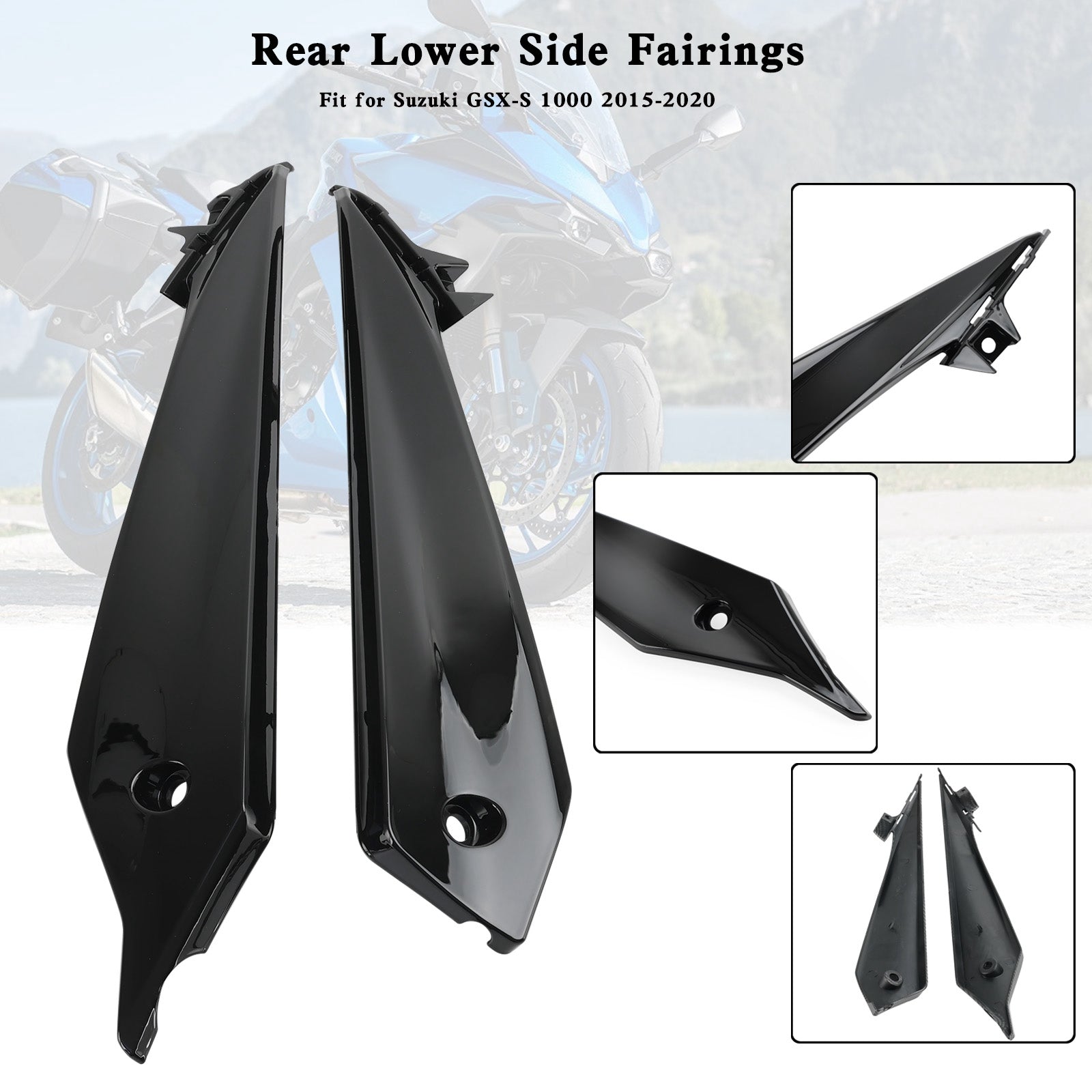 Rear Lower Side Fairings For Suzuki GSX-S 1000 2015-2020