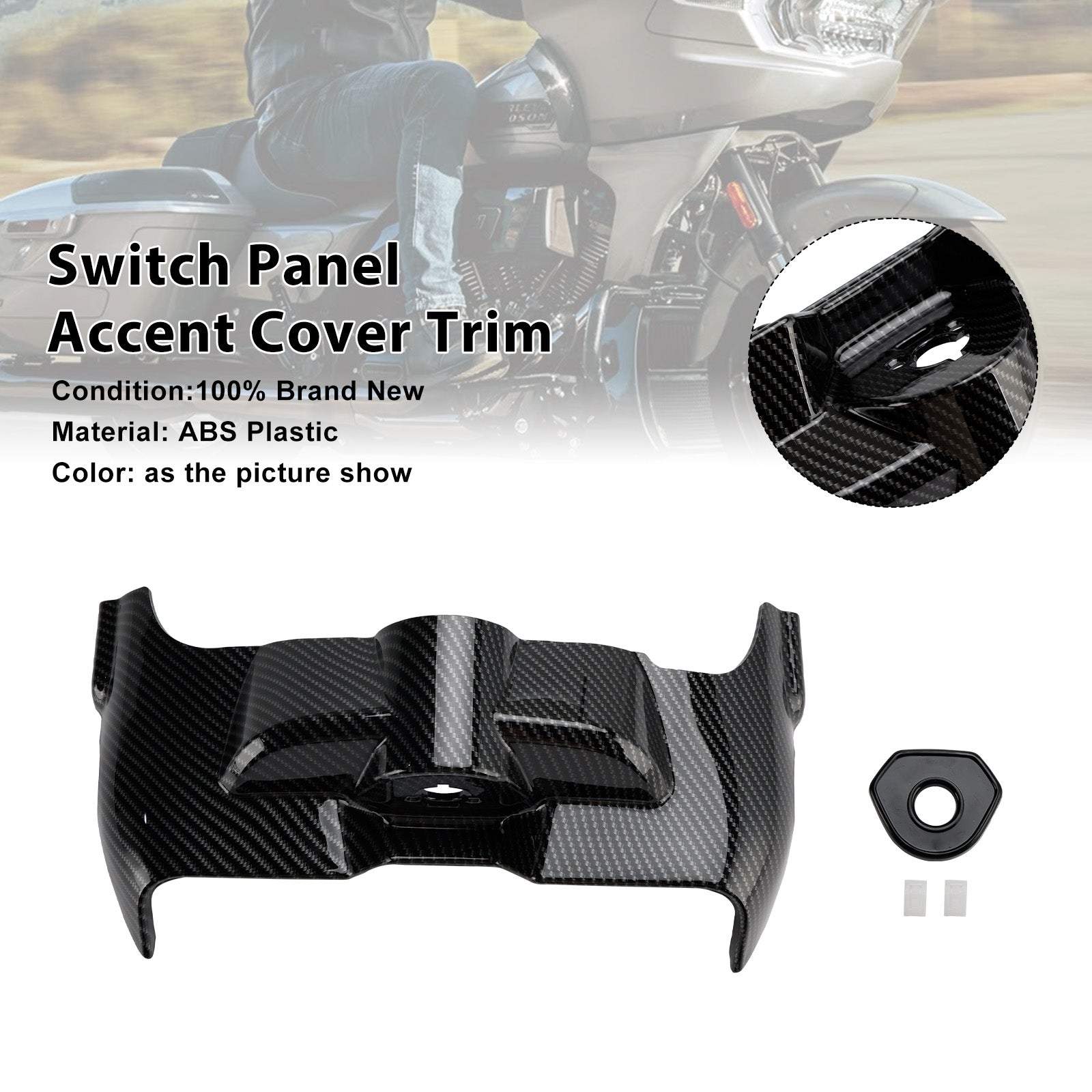 Touring Electra Street Glide 2023-2025 Switch Panel Accent Cover Trim