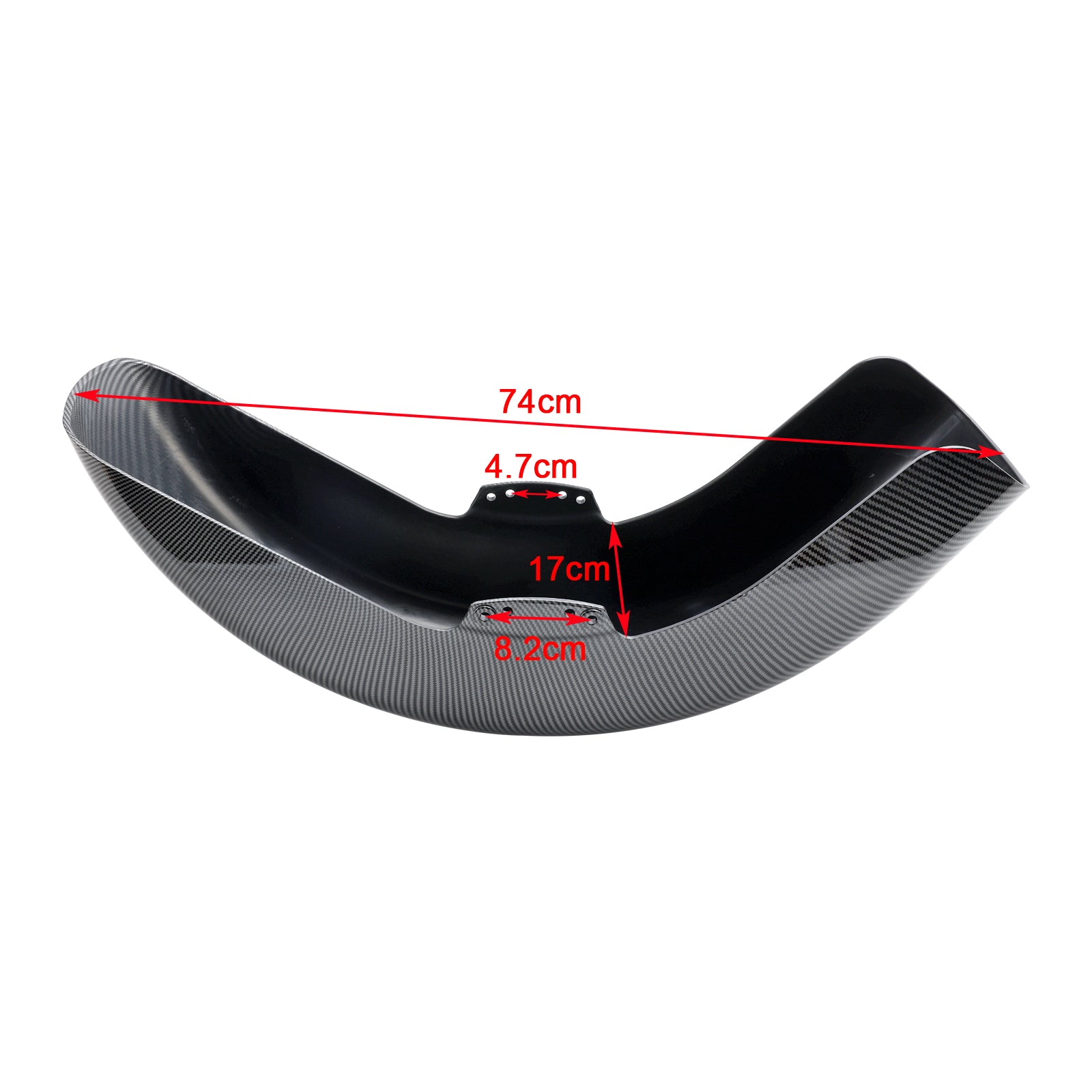 2014-2024 Touring Street Glide Road Glide ABS Front Fender Mudguard Carbon