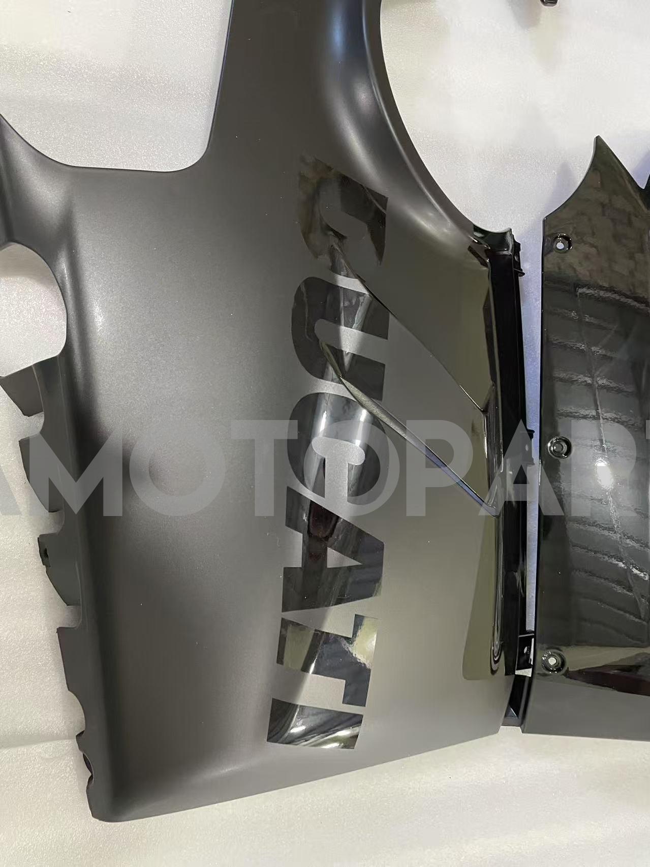 Amotopart Ducati 22-24 Panigale V4 V4S Glossy Black Fairing Kit