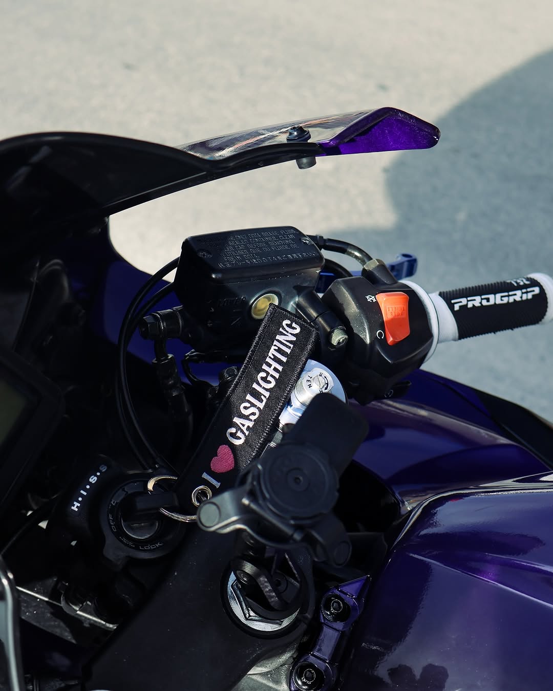 Amotopart 2003-2004 Honda CBR600rr Kit de carénage noir violet