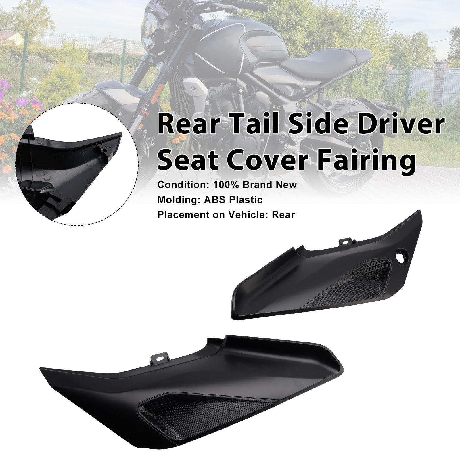 2022-2026 Trident 660 Side Seat Panel Fairing Cowl