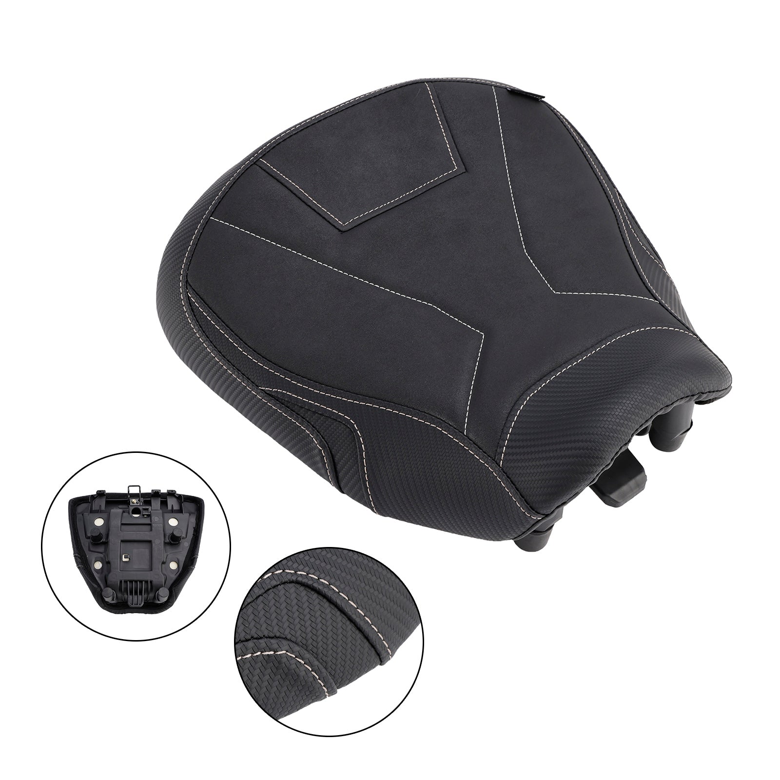 2021-2023 Yamaha Tracer 9/Gt Front Driver Raider Seat Pillion Saddle Black