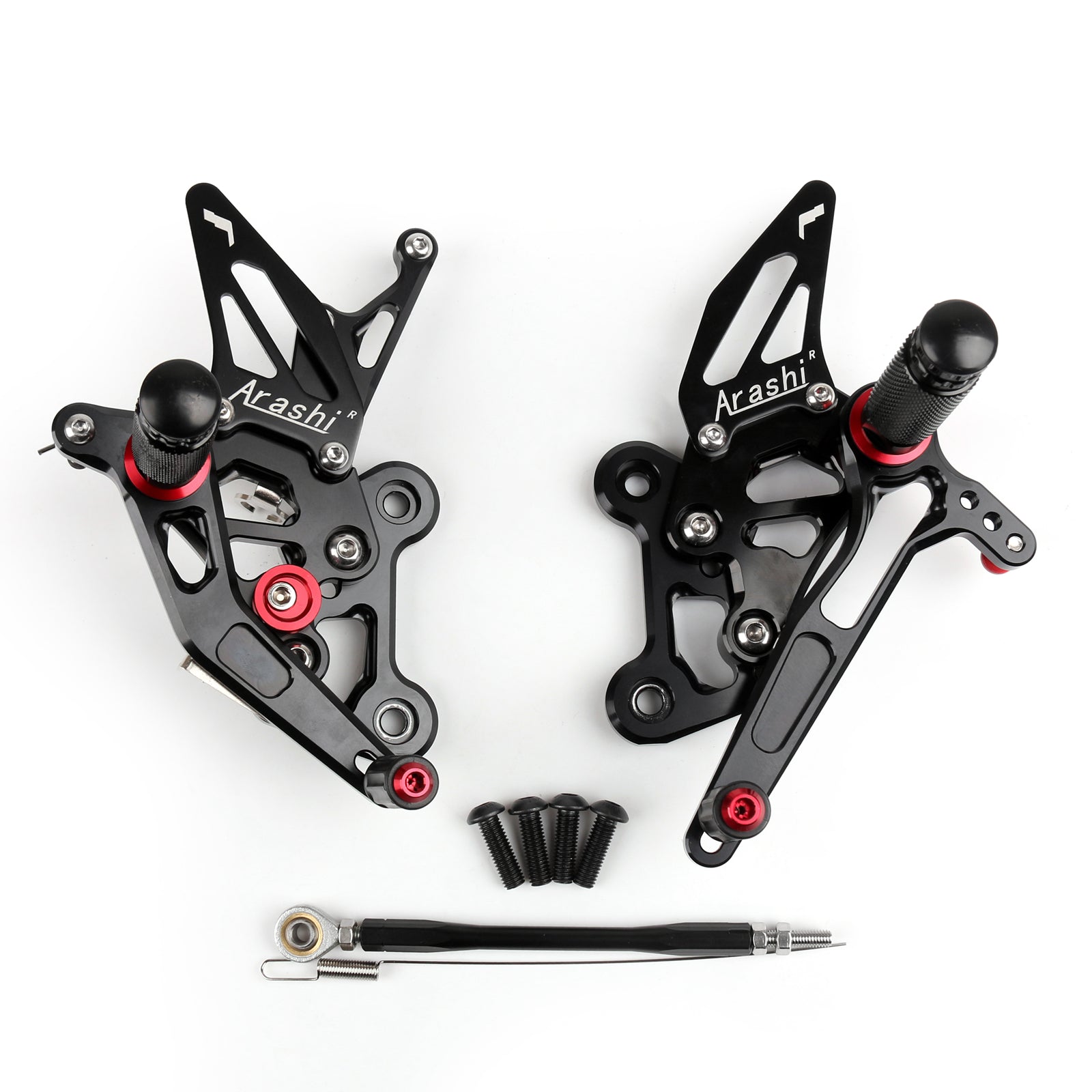 11-16 SUZUKI GSR750 GSXS750 GSX-S750 Black Full Rearsets Foot pegs Rear set