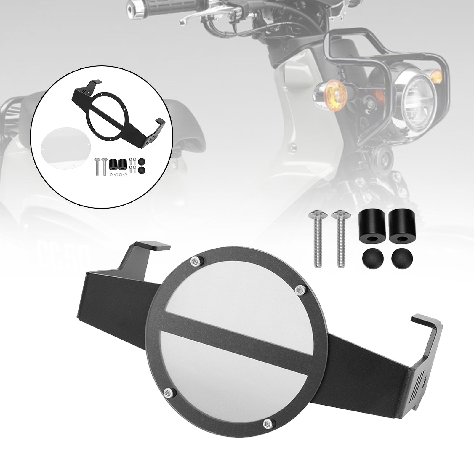 Protezione della copertura dello scudo della protezione del faro adatta per Honda Cross Cub 110 Cc110 2023 Rosso