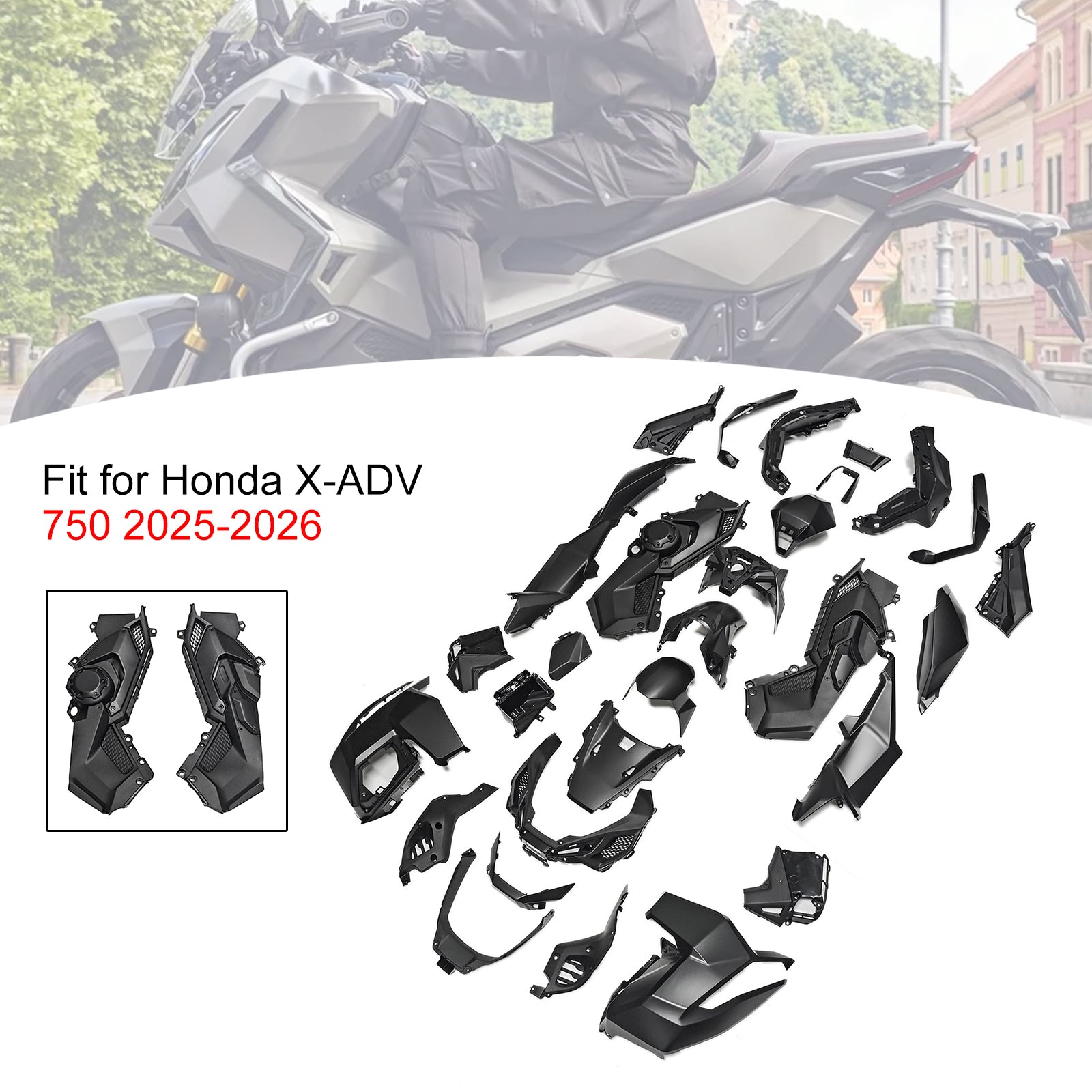 Amotopart 2025-2026 Honda X-ADV 750 Collection de kits de carénage
