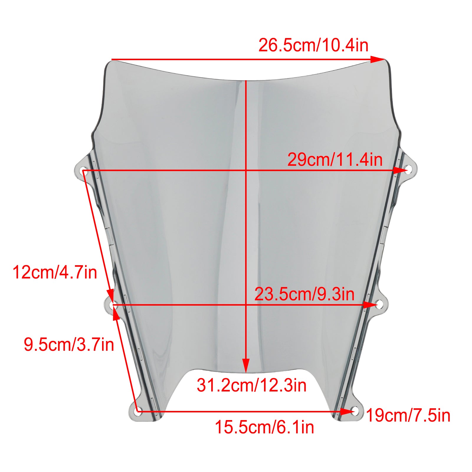 2023-2025 Suzuki GSX-8R Windshield Windscreen