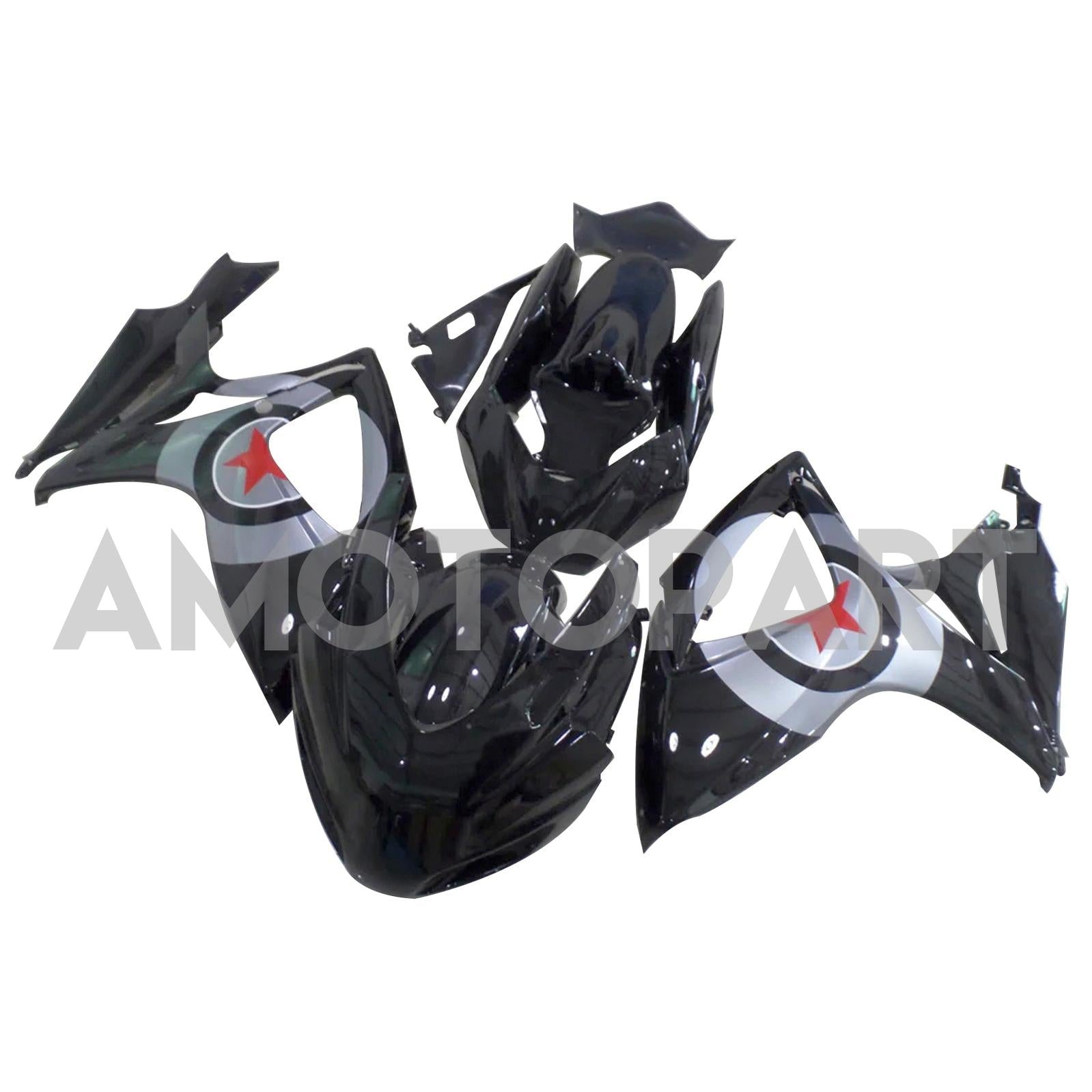 Amotopart 2006-2007 Suzuki GSXR600 750 Collection de kit de carénage