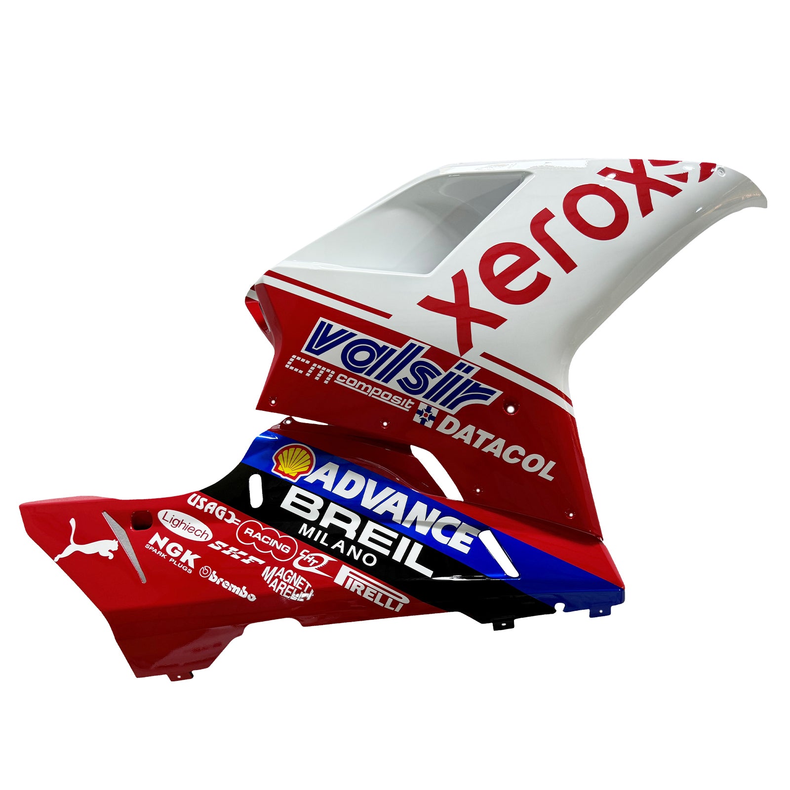 Amotopart 2007-2011 Ducati 1098/1198/848 Black White Red Blue Fairing Kit