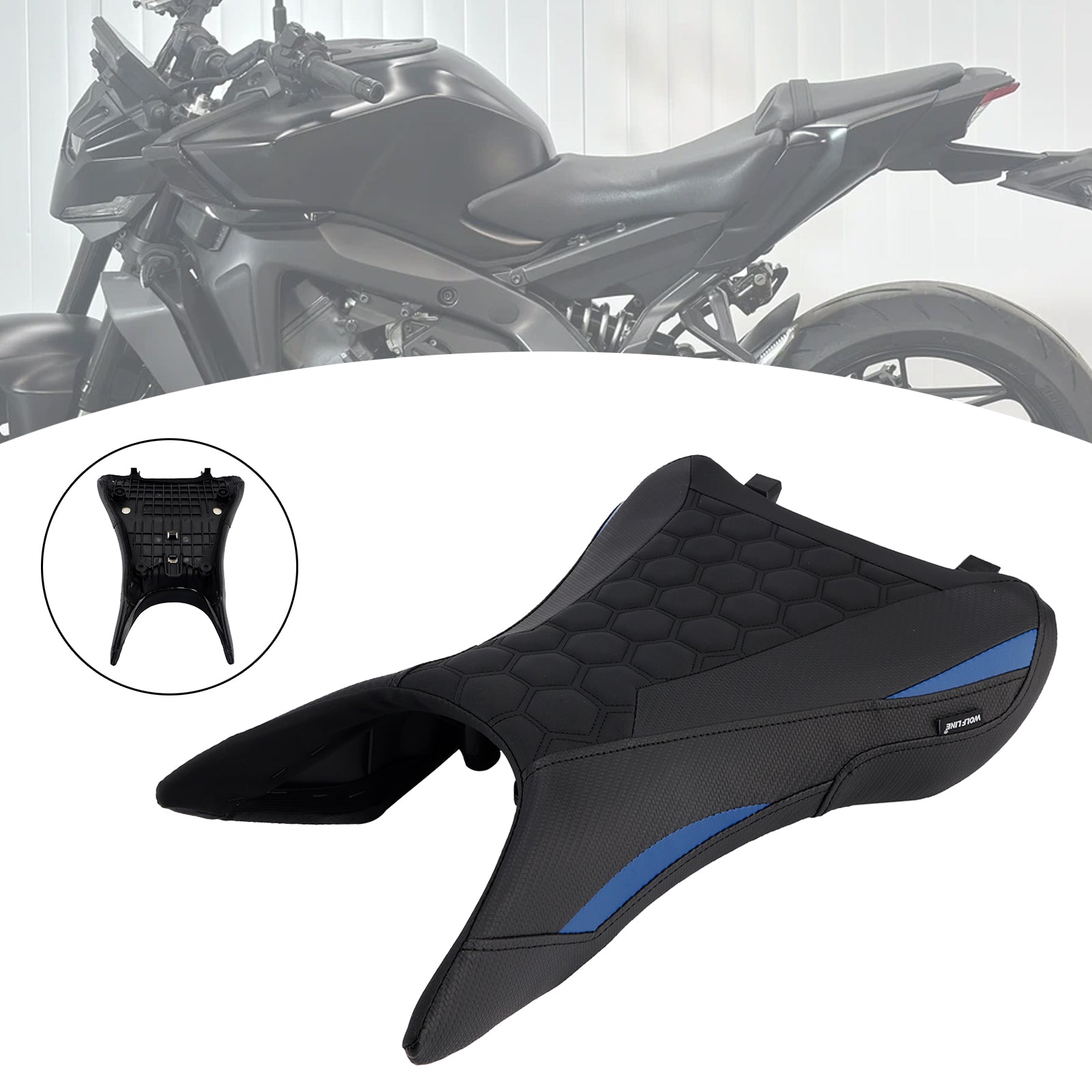 2024-2026 Yamaha Mt-09 Mt09 Front Raider Sitz Fahrer Kissen Pu