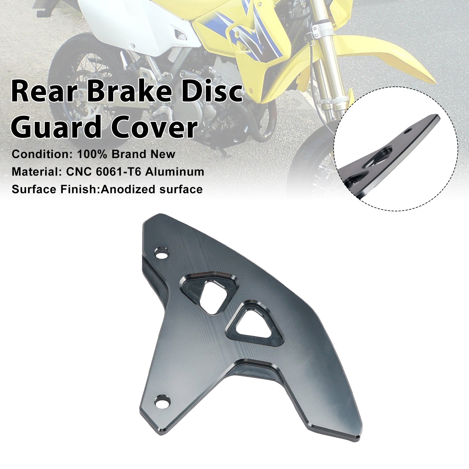 2000-2024 Suzuki DR-Z400SM DRZ400/S/E Rear Brake Disc Guard Cover