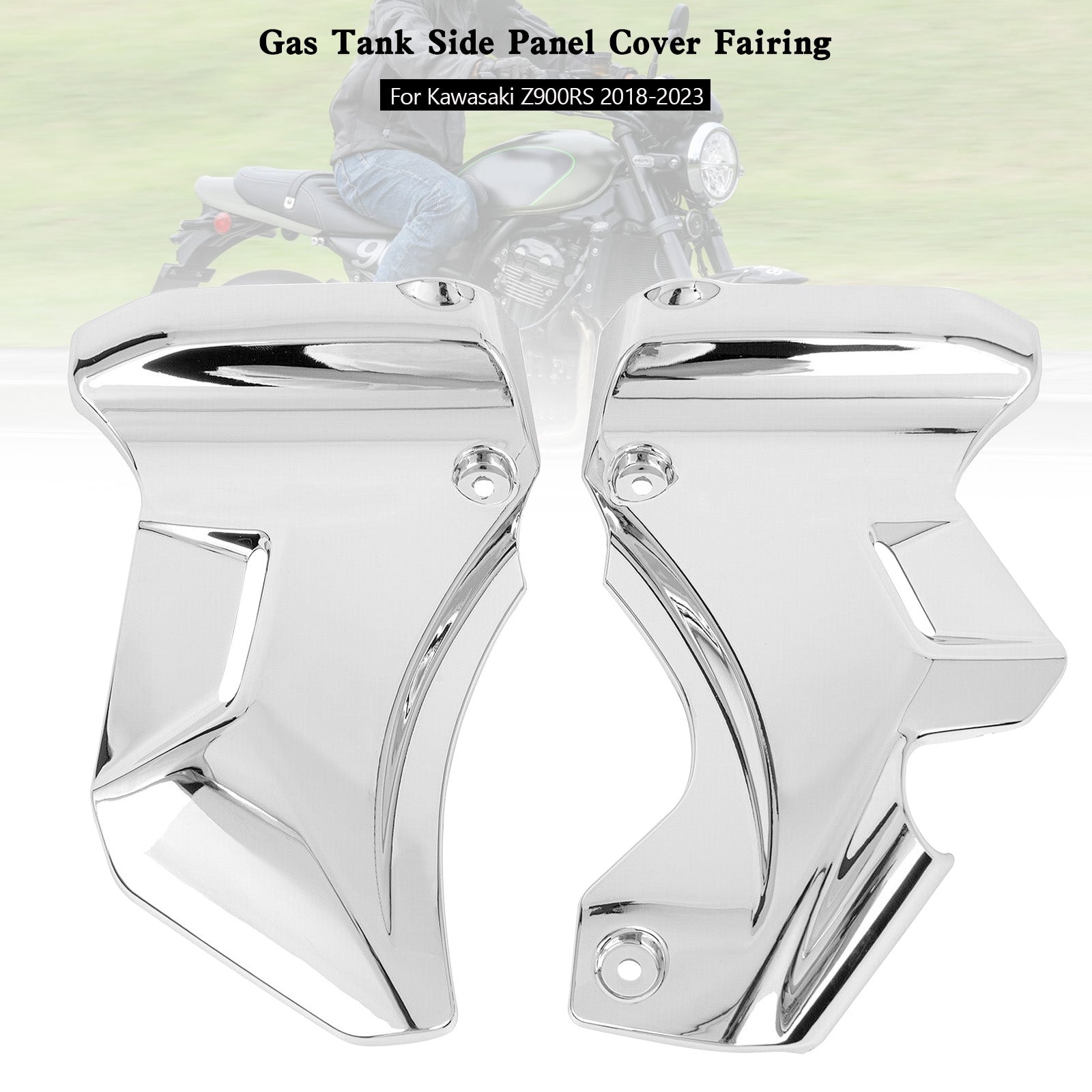 2018-2023 Kawasaki Z900RS Gastank Zijafdimpelpaneel kuipkap