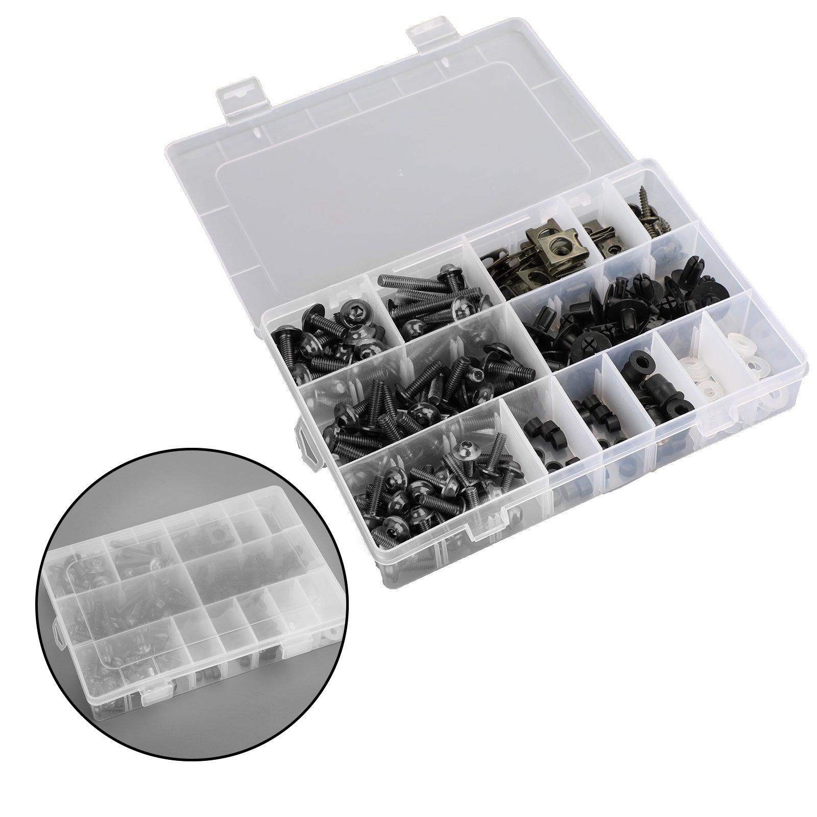 223PCS Motorcycle Sportbike Shren Fairing Zestaw do strzalet