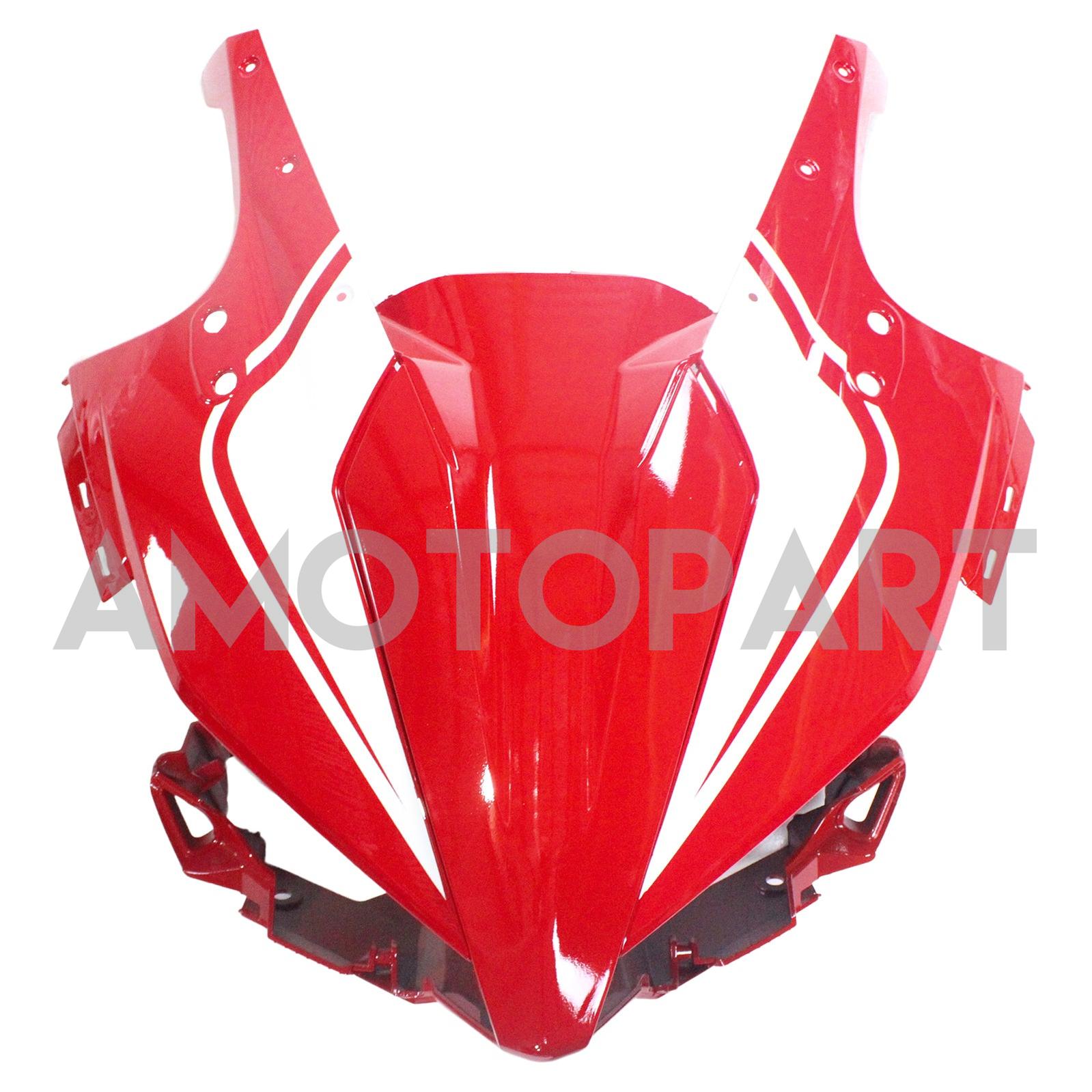 Amotopart 2016-2018 CBR500R ホンダ レッド&ホワイト フェアリングキット