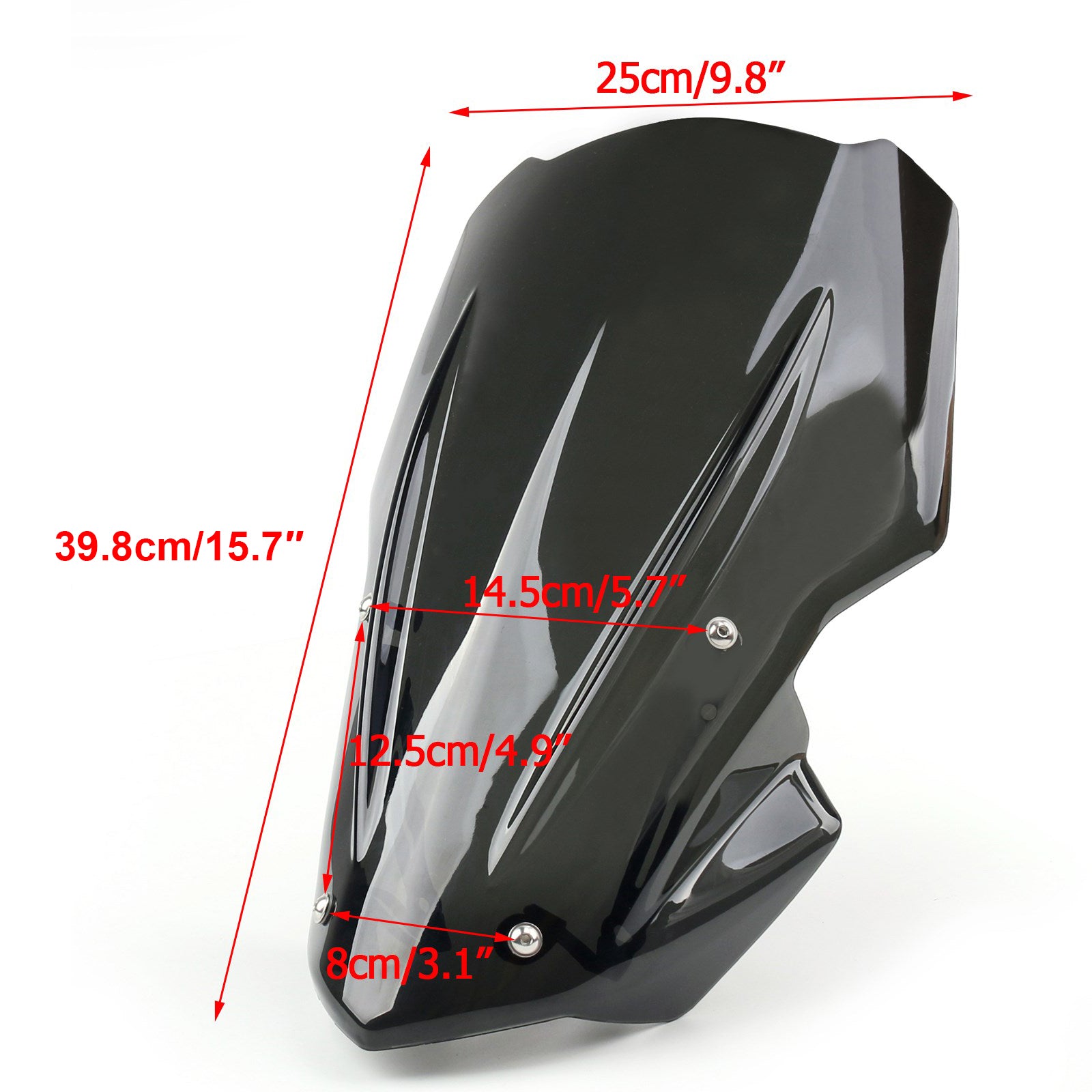 2017-2018 Kawasaki Z900 Windscreen Windshield Screen with Bracket