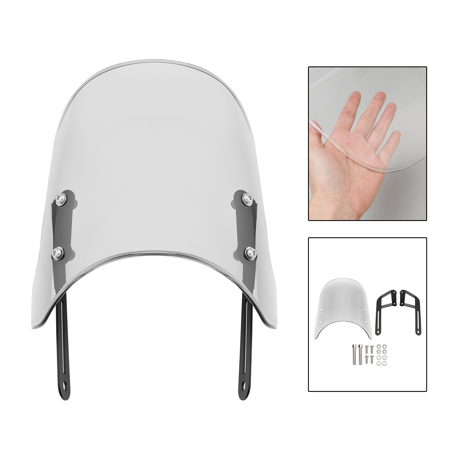 Scrambler 1200 XC XE 19-23 Street Twin 900 16-23 Windschutzscheibe