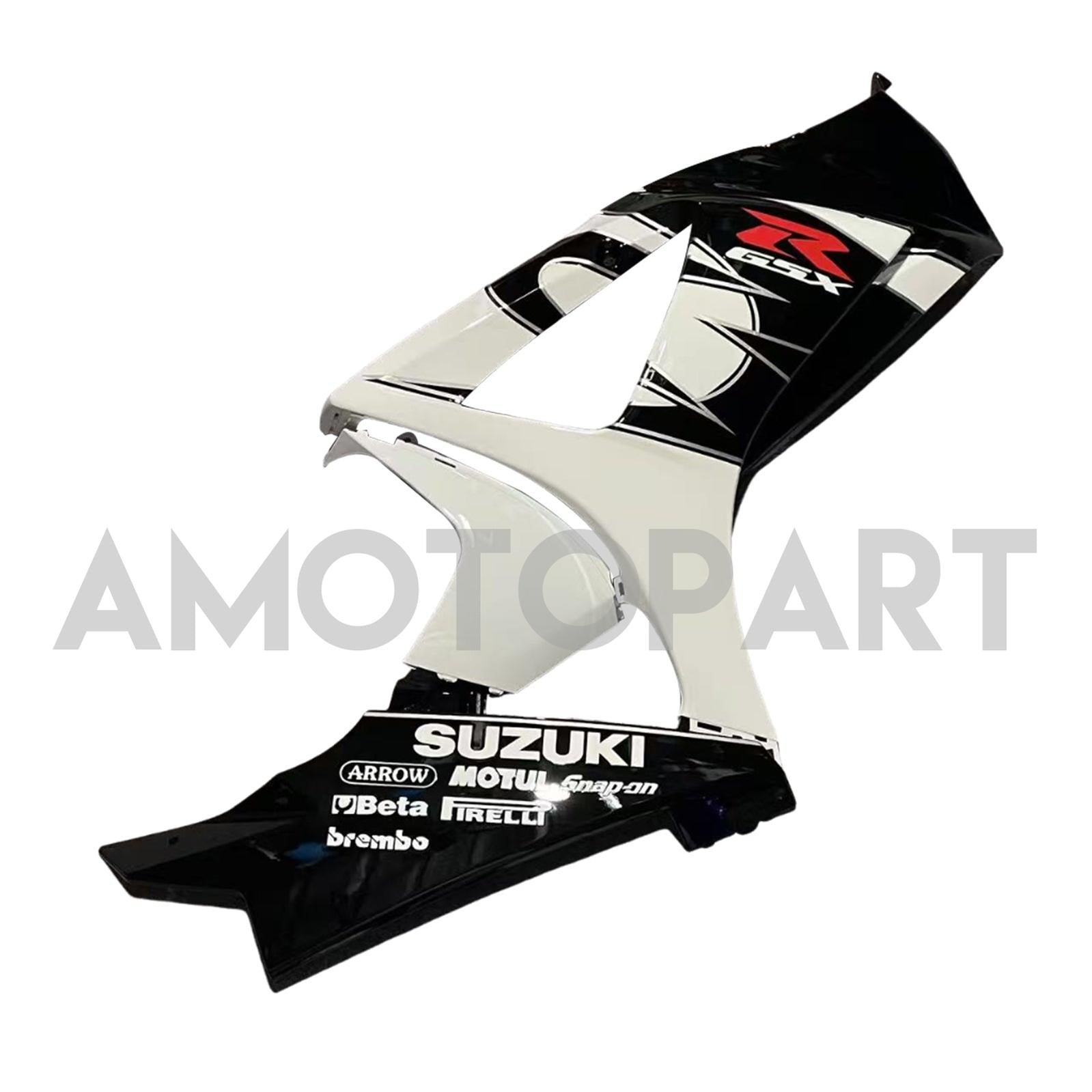 Amotopart 2007-2008 Suzuki GSXR1000 Black White Red Fairing Kit