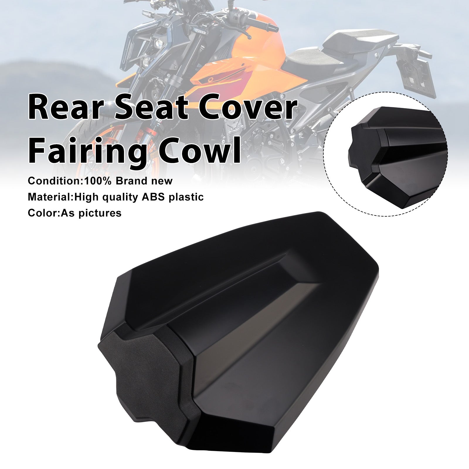 2024-2025 Duke 990 Rear Pillion Seat Cover Fairing Cowl