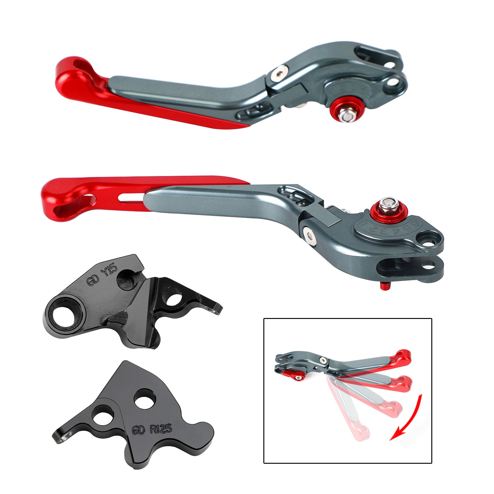 2019-2022 Yamaha xsr 155 mt15 alavanca de freio de embreagem ajustável