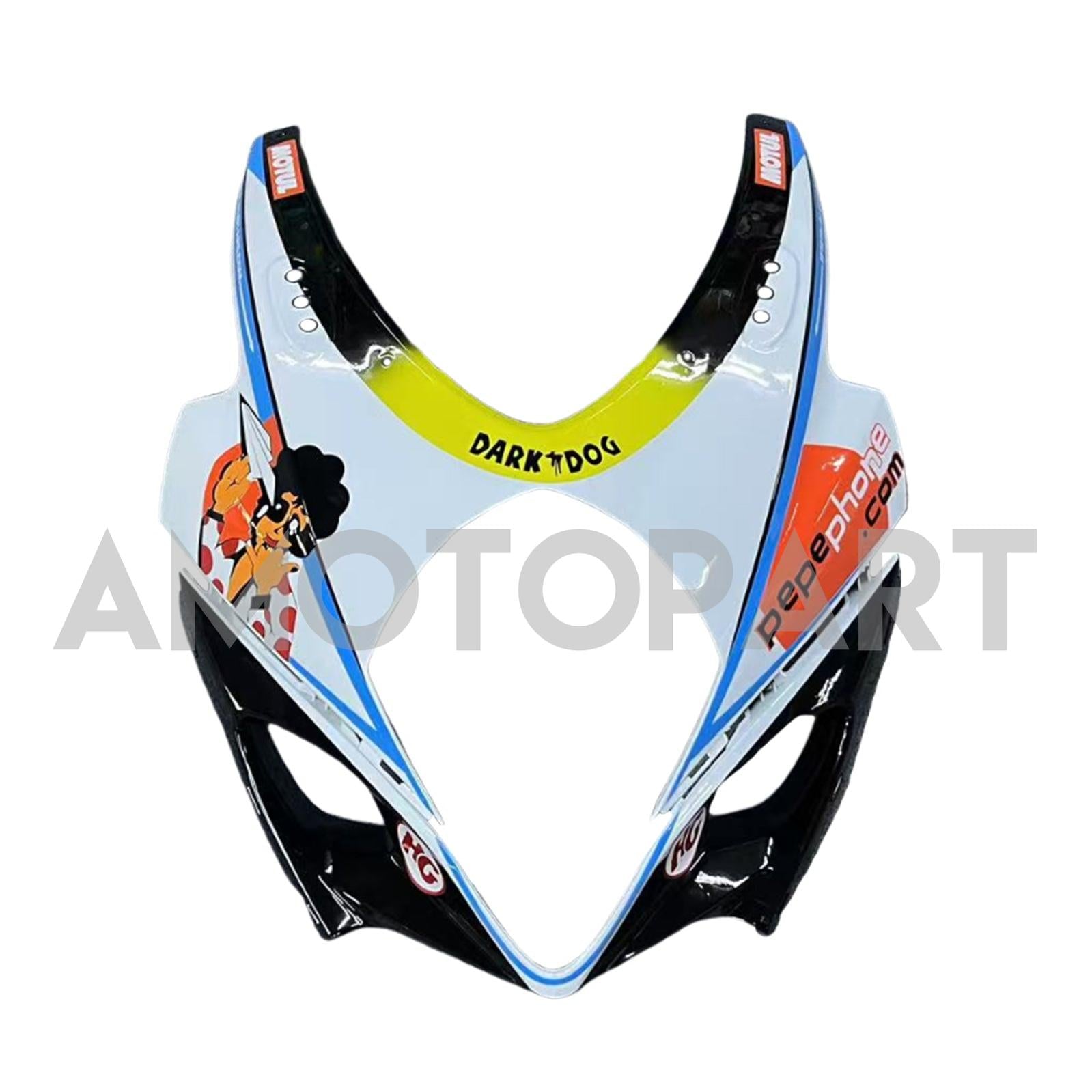Amotopart 2007-2008 Suzuki GSXR1000 White Black Yellow Red Fairing Kit