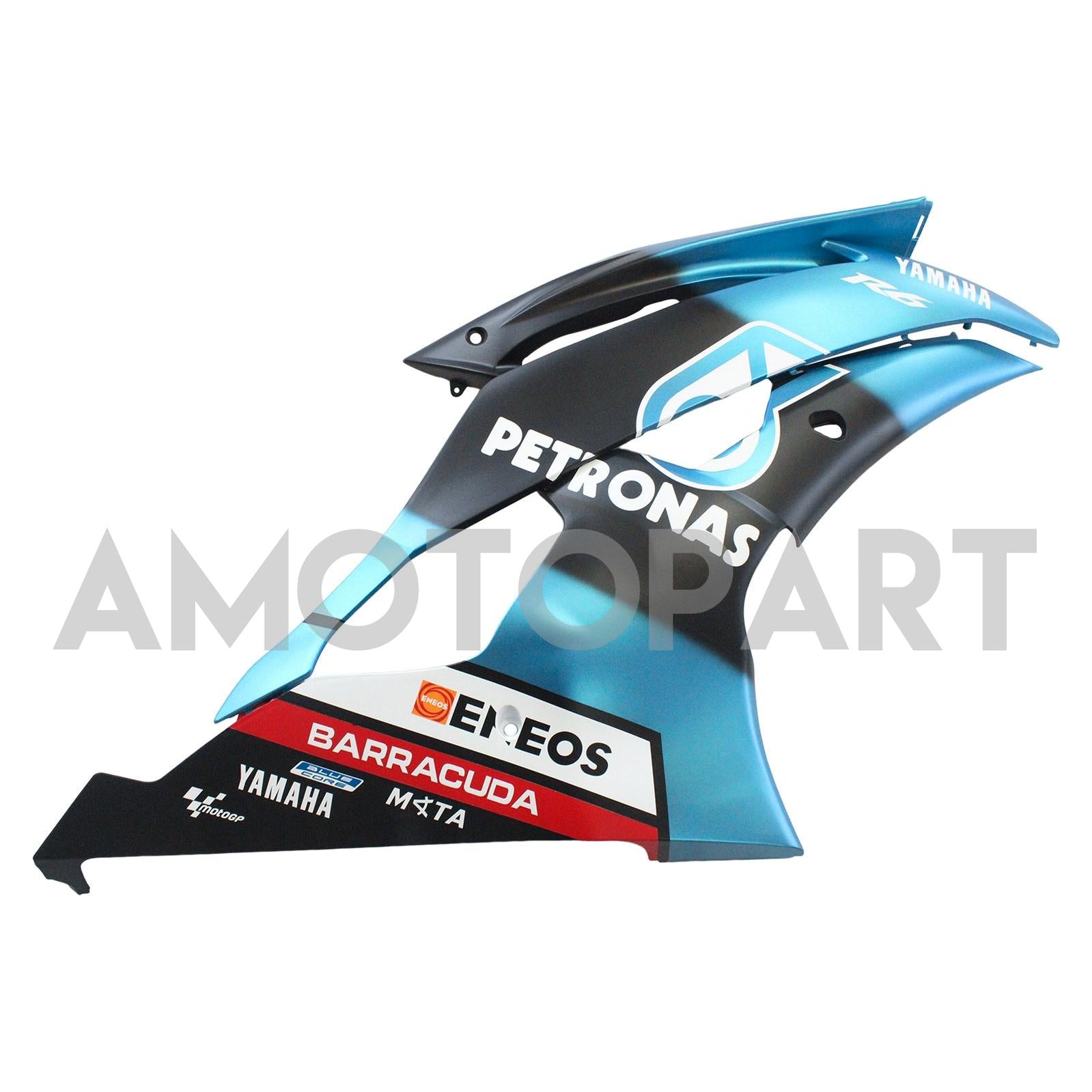 Amotopart 2008-2016 YZF 600 R6 Yamaha Blue Petronas Fairing Kit