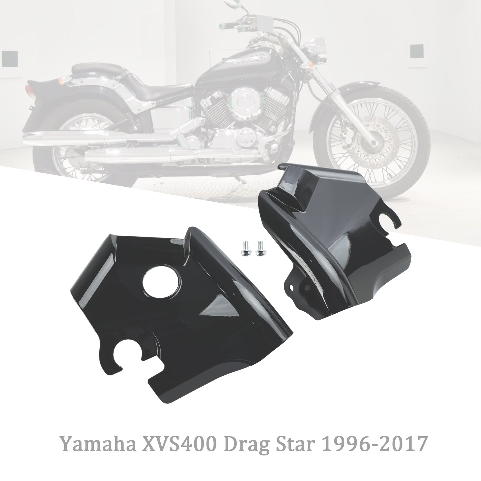 97-03 YAMAHA XVS400 XVS650 Drag Star V-Star 650 gaffel Nackskydd
