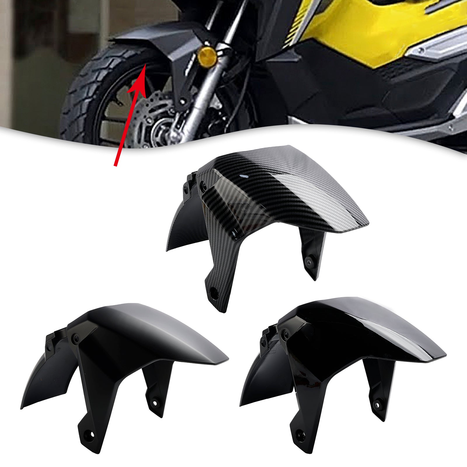 23-24 Honda Adv 160 Front Fender Mudguard Fairing Cowl