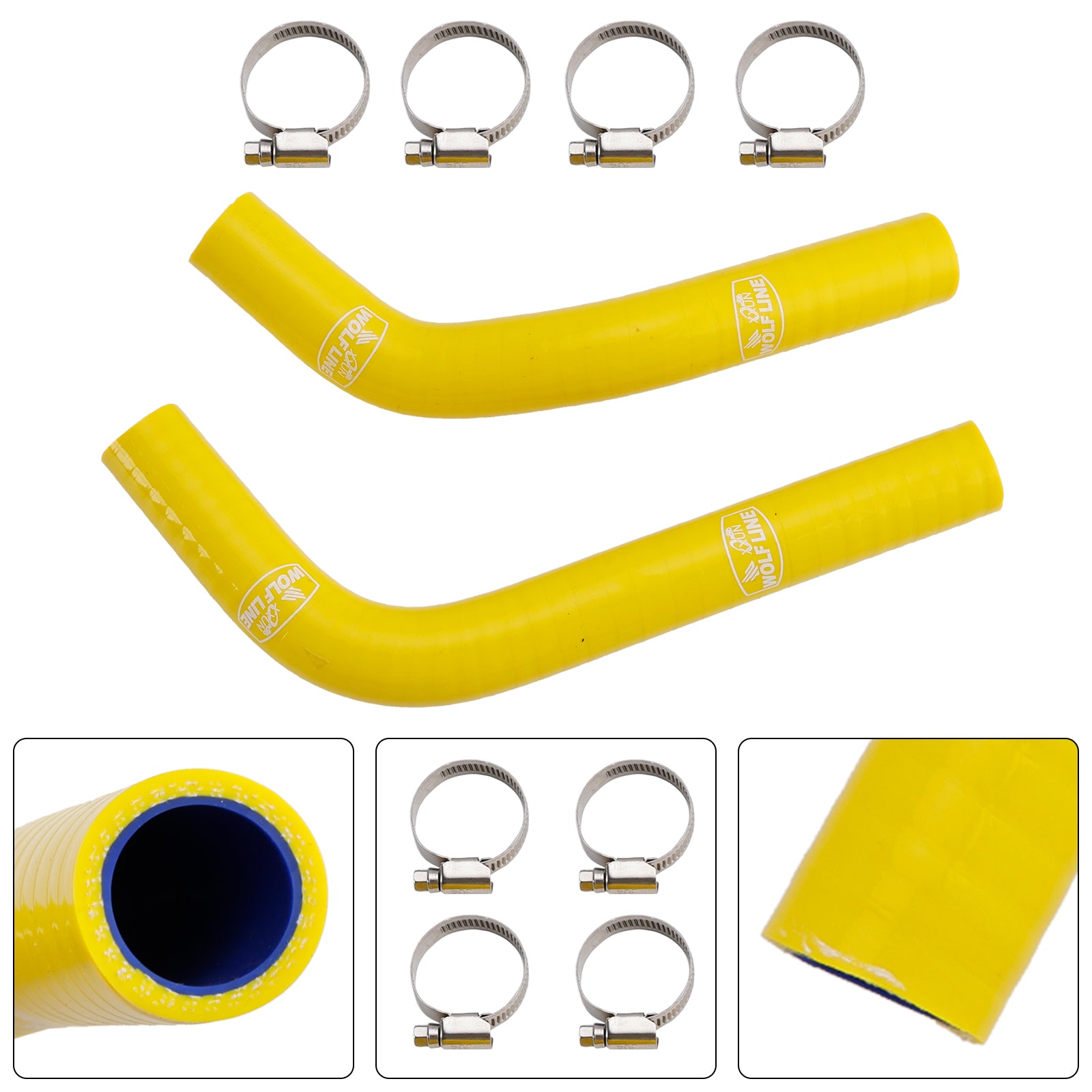 2015-2024 Yamaha MT-03 MT-25 YZF R3 R25 Mangueira de resfriador de radiador de silicone R25