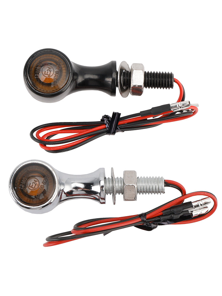 Universal Motorcycle 12V LED Turn Signal Indicator Light 8mm