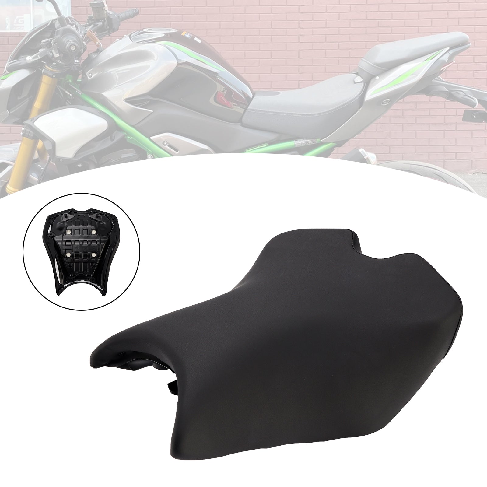 Kawasaki Ninja Z900 2025 Front Raider Seat Driver Cushion Pu Fit Black