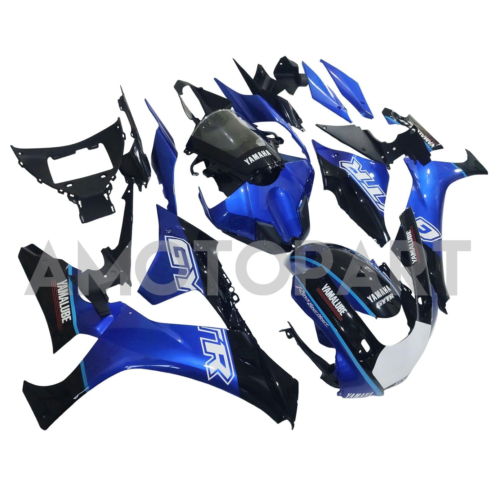 Amotopart 2020-2025 Yamaha YZF-R1 Blue Fairing Kit