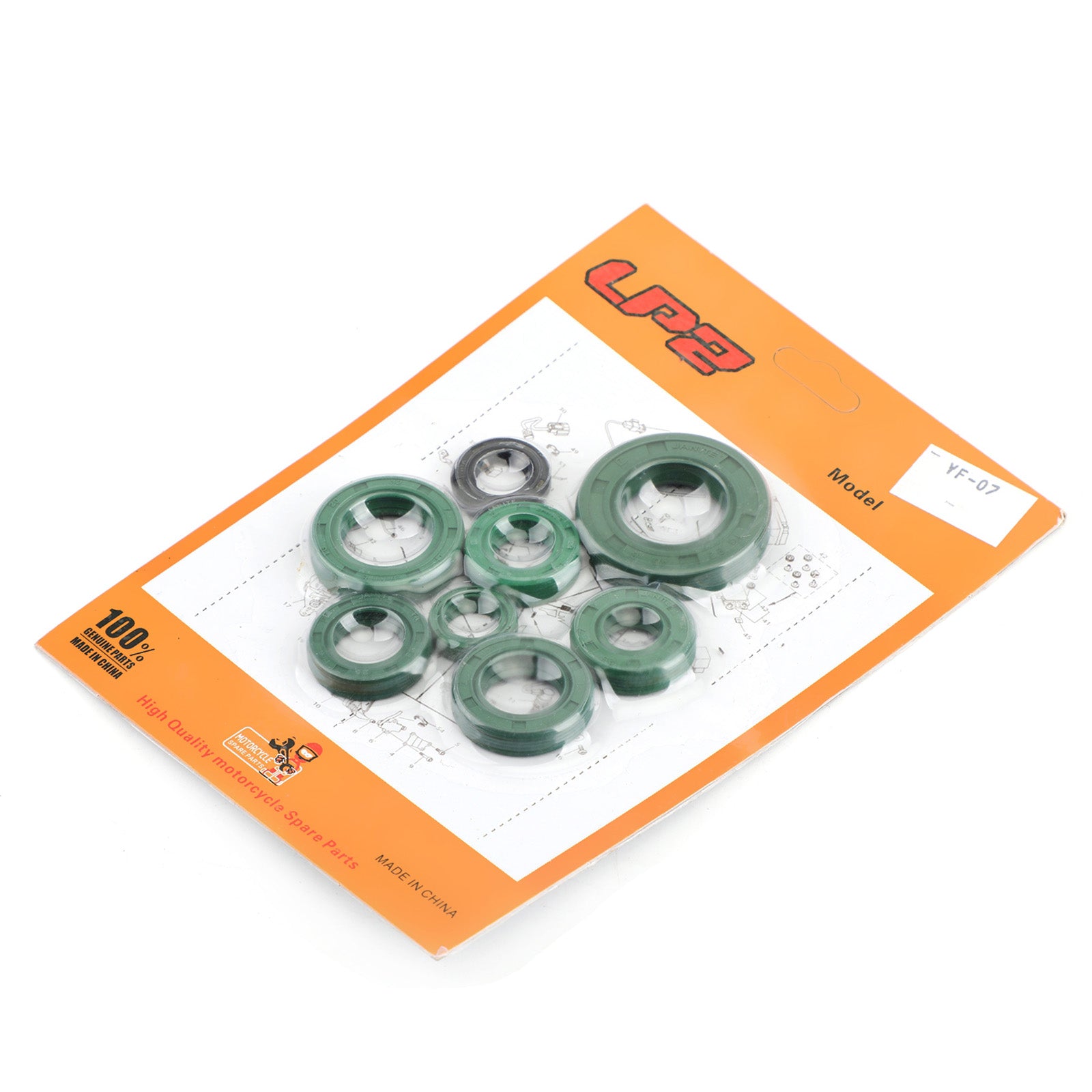 8pcs Honda 86-02 CR80R Experte 03-07 CR85R Expert Motoröl Seal Seal Kit