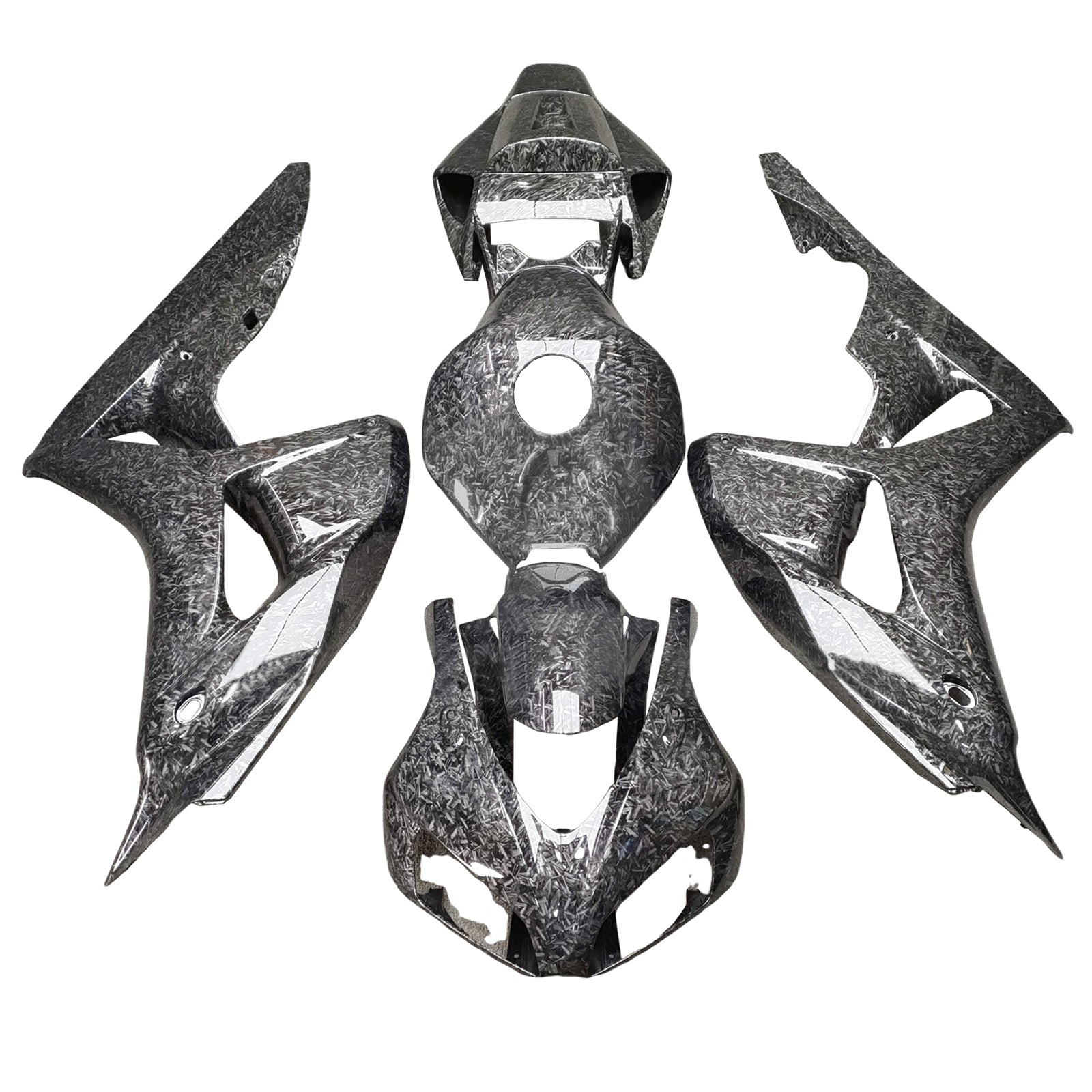 Amotopart 2006-2007 Honda CBR1000RR Forged Carbon Fiber Patterns Fairing Kit
