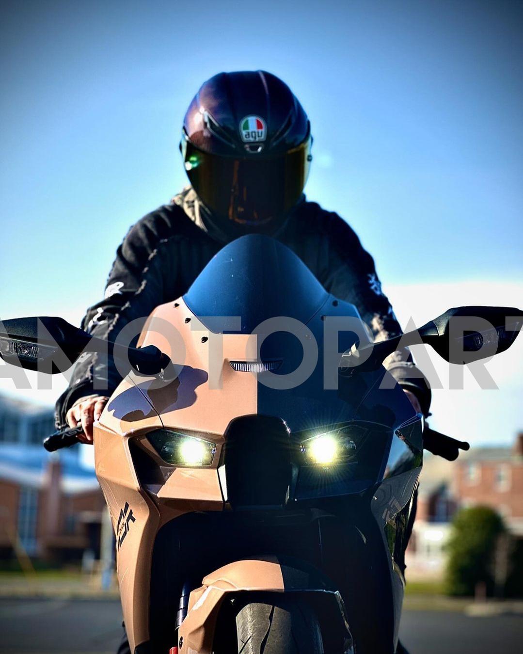 Amotopart 2021-2025 Kawasaki ZX10R ZX10RR Black Style4 Fairing Kit