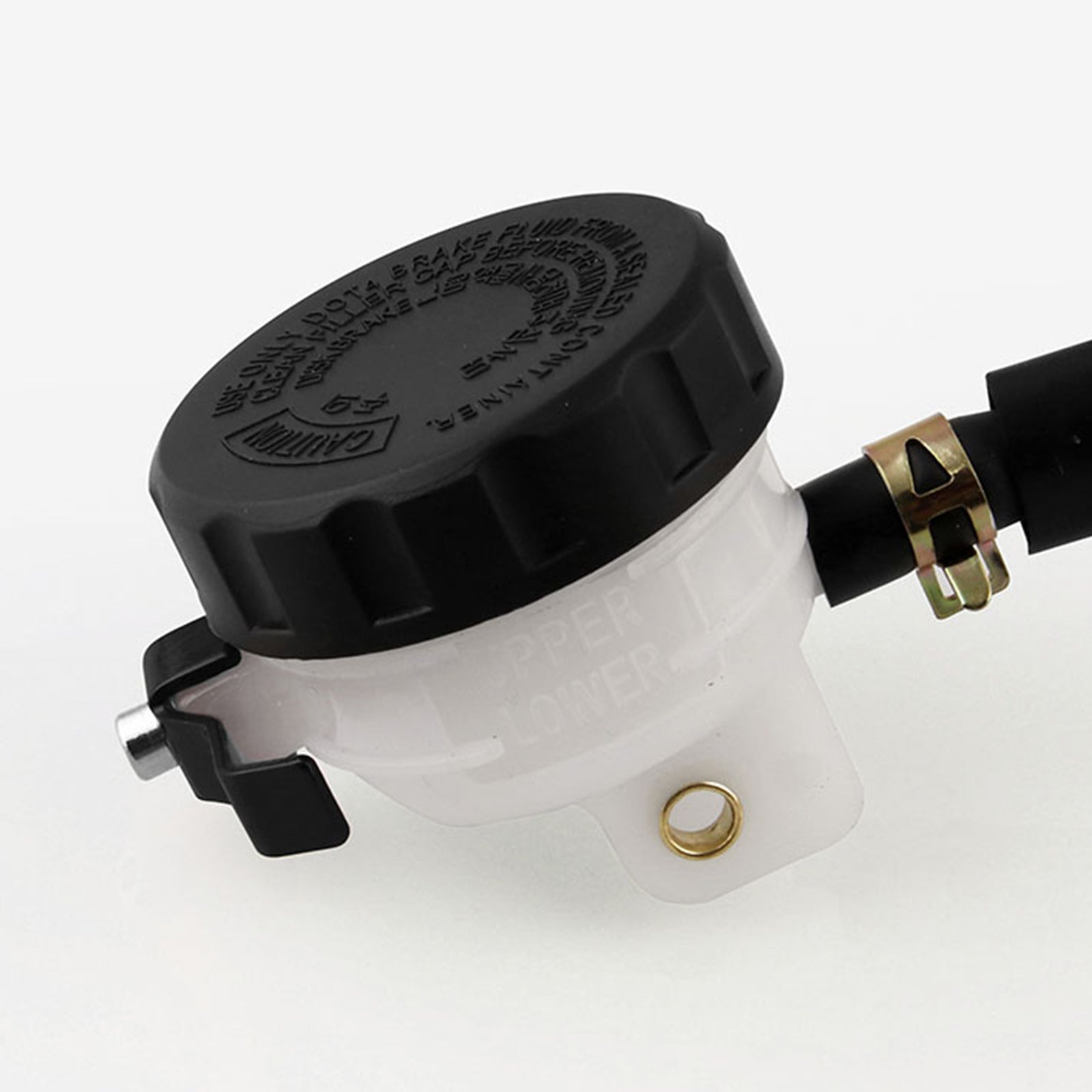 Universale 7/8" Leve serbatoio cilindro maestro freno e frizione anteriori da 22 mm nere