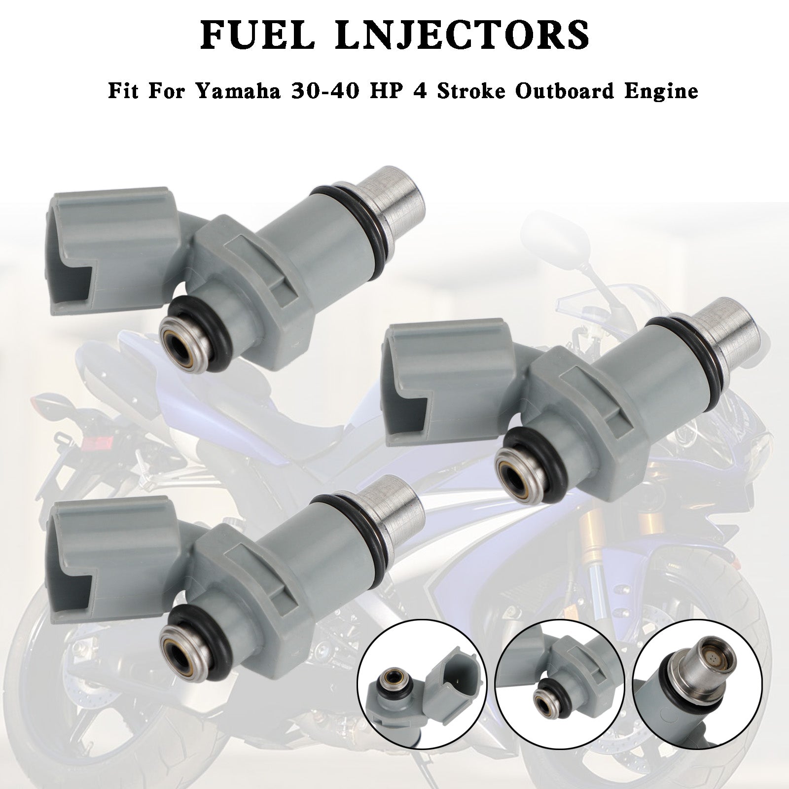 3PCS Yamaha Buitenboordmotor F 30HP 40HP 4 Takt 6BG-13761-00 Injectoren