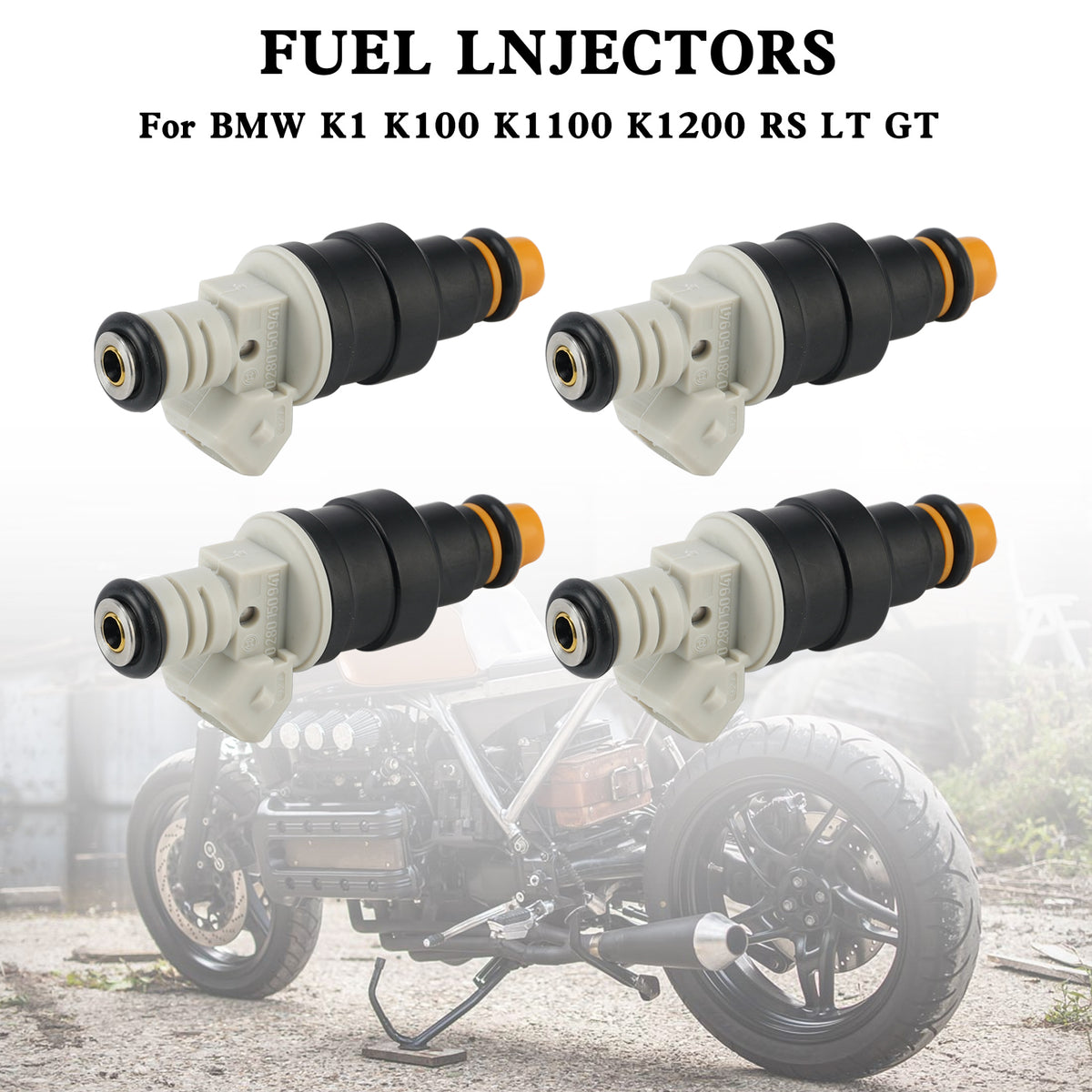 4PCS BMW K1 K100 K1100 K1200 RS LT GT 0280150941 Fuel Injector 0280150705