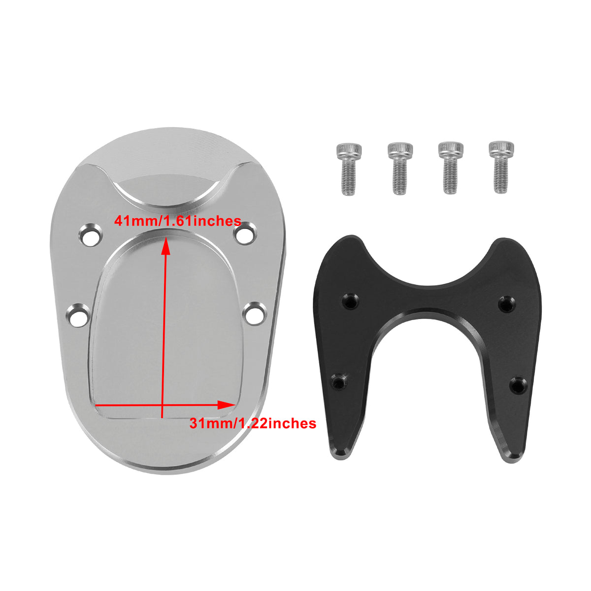2013?2020 Vespa GTS300 Kickstand Enlarge Plate Pad