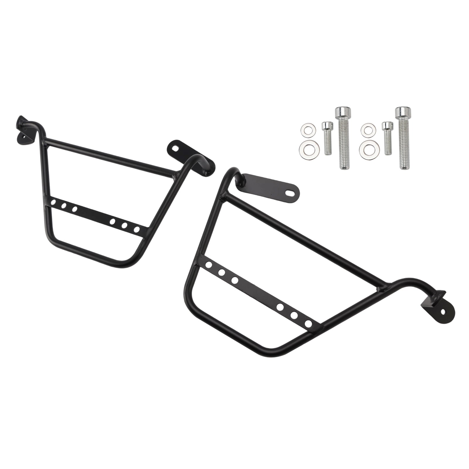 21-24 Guzzi V7 750Cc Luggage Rack Side Saddle Bag Mount Bracket Black Left
