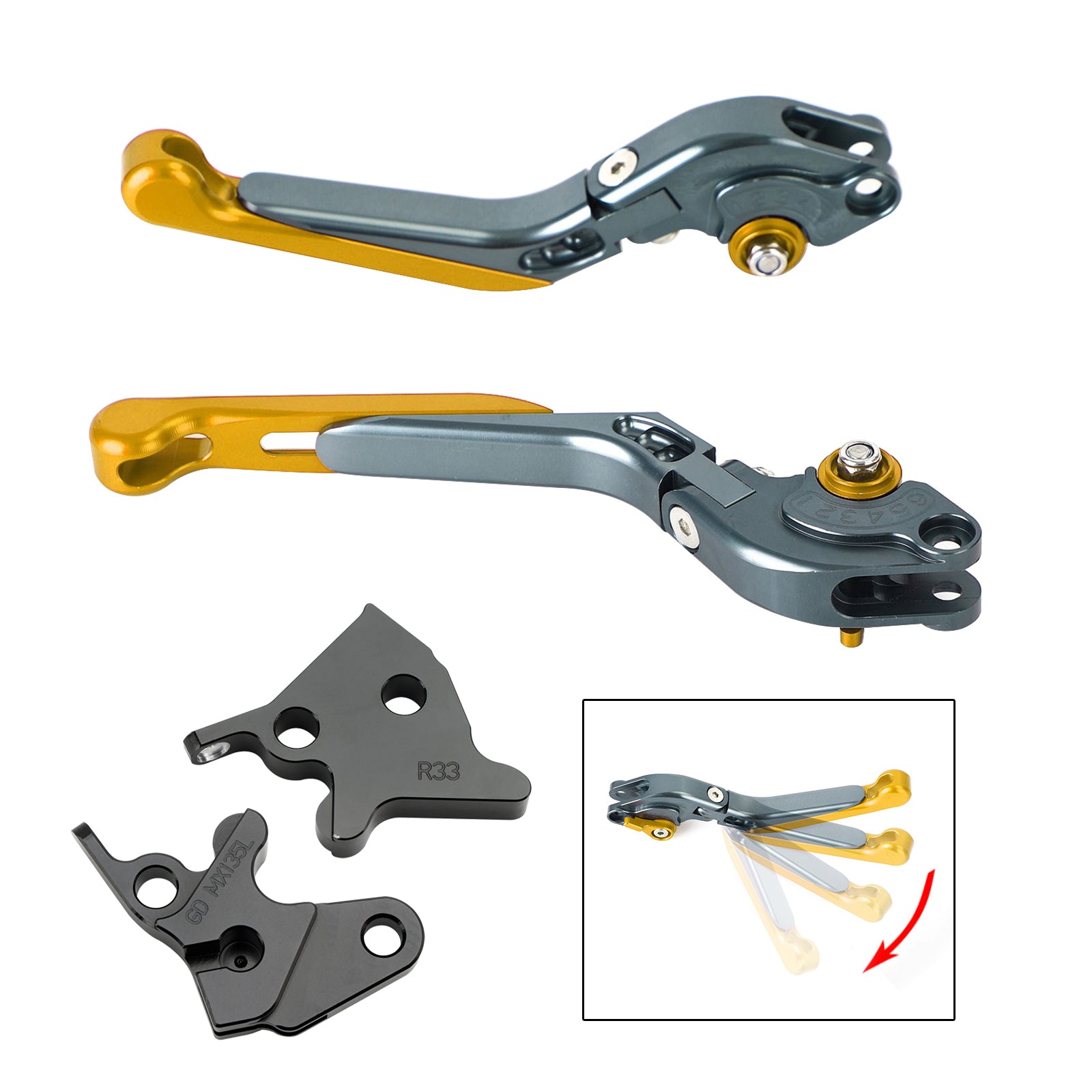 2005-2014 Yamaha YBR125 Einstellbarer Kupplungsbremshebel