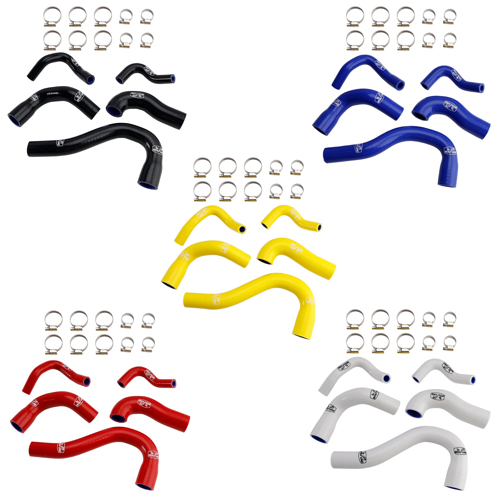 Alle jaren YAMAHA MT-09 XSR900 TRACER 9/GT SILICONEN RADIATOR KOELLANG SLAS