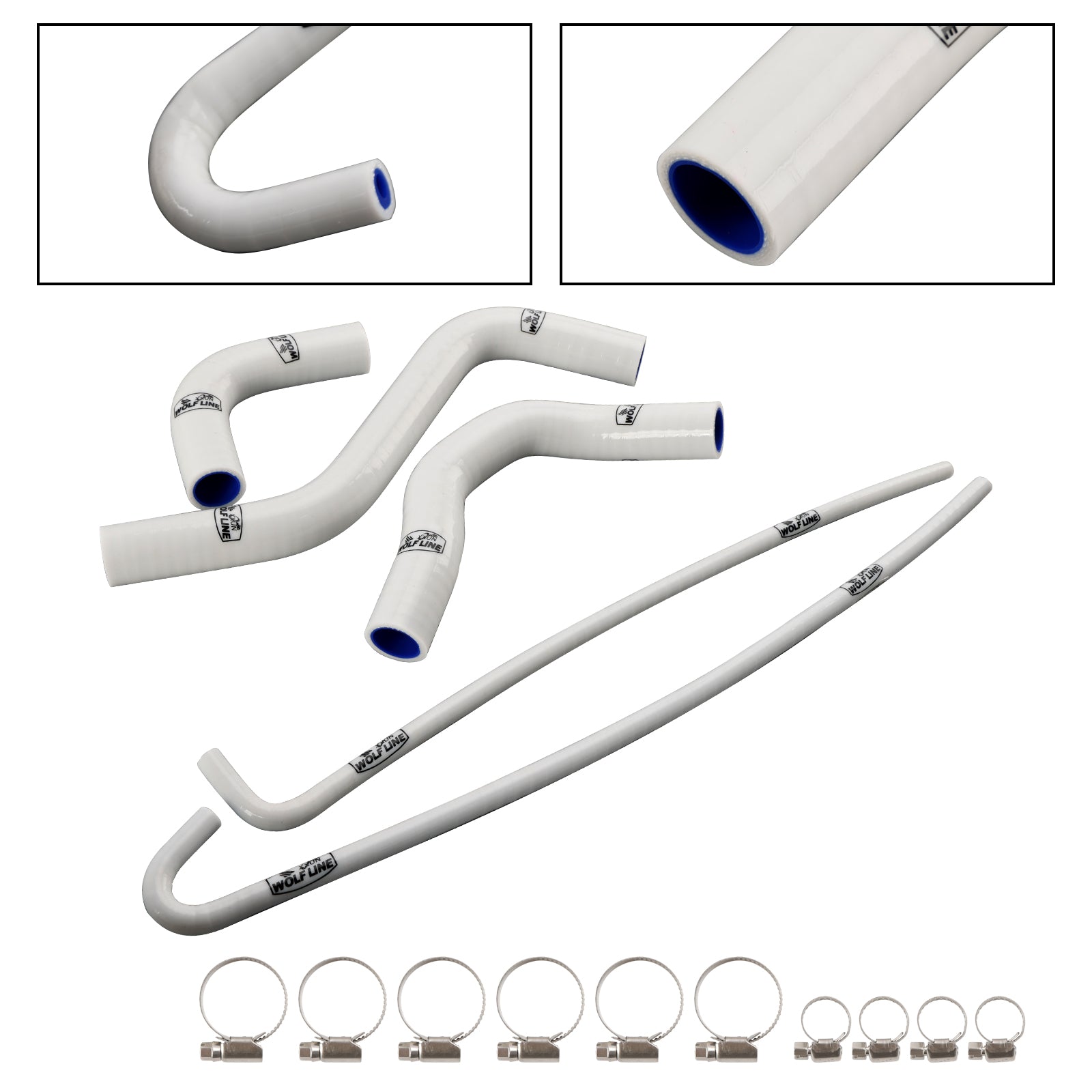 17-24 Kawasaki Z900 & 17-25 Z900RS Silicone Radiator coolant Hose kit